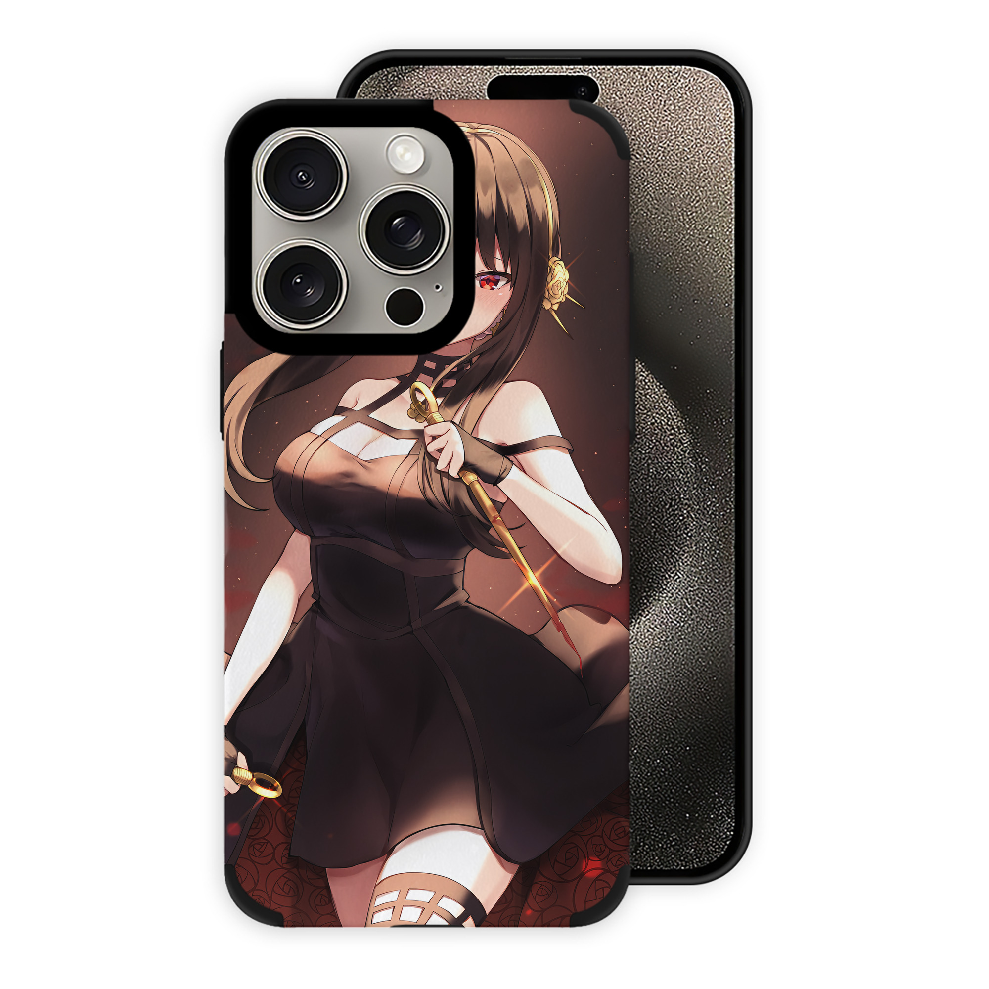 （画像用） SPY×FAMILY间谍家家酒 【iPhone15ProMax対応】 PUレザー スマホケース 耐衝撃＆黄変防止