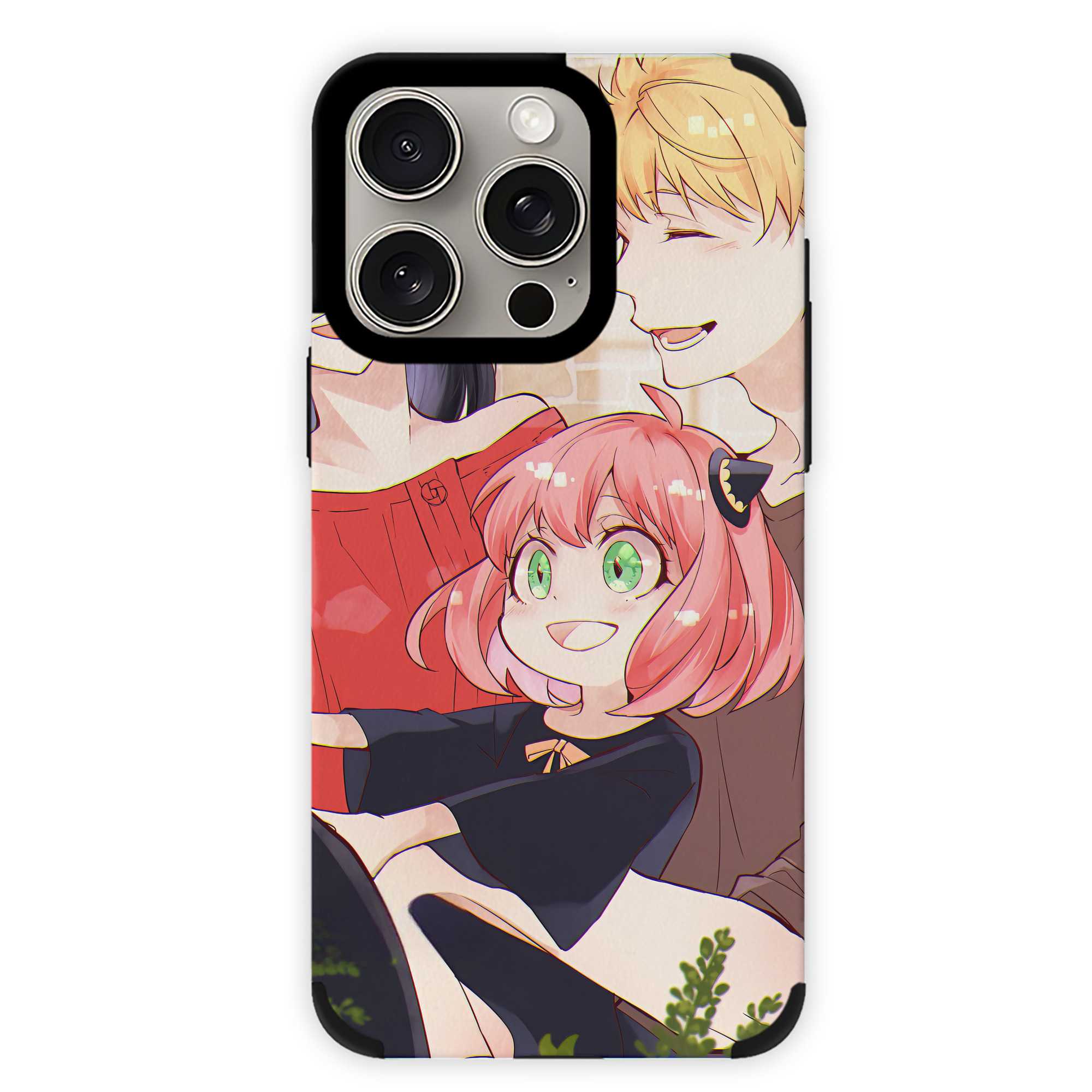 （画像用） SPY×FAMILY间谍家家酒 【iPhone15ProMax対応】 PUレザー スマホケース 耐衝撃＆黄変防止