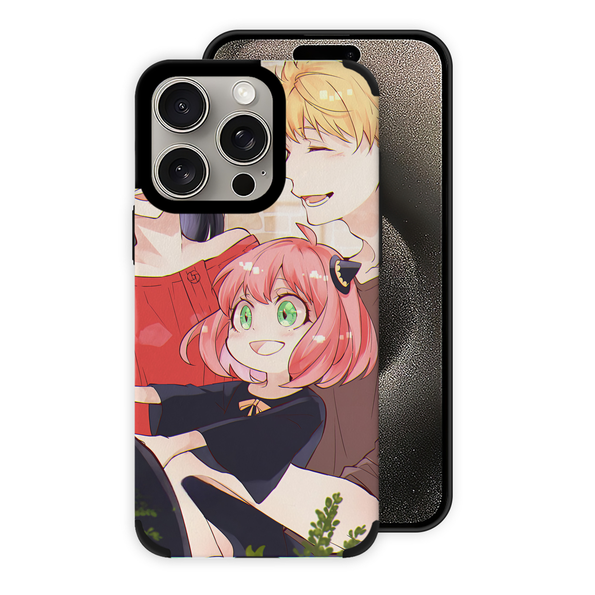 （画像用） SPY×FAMILY间谍家家酒 【iPhone15ProMax対応】 PUレザー スマホケース 耐衝撃＆黄変防止