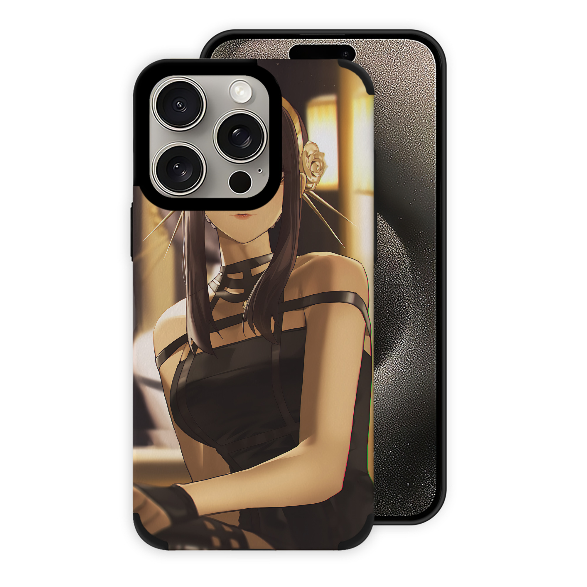 （画像用） SPY×FAMILY间谍家家酒 【iPhone15ProMax対応】 PUレザー スマホケース 耐衝撃＆黄変防止