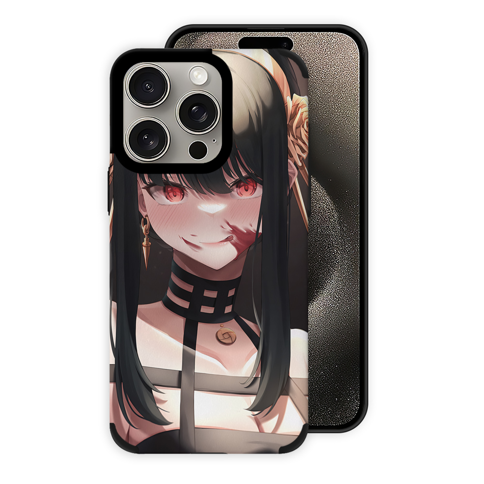 （画像用） SPY×FAMILY间谍家家酒 【iPhone15ProMax対応】 PUレザー スマホケース 耐衝撃＆黄変防止