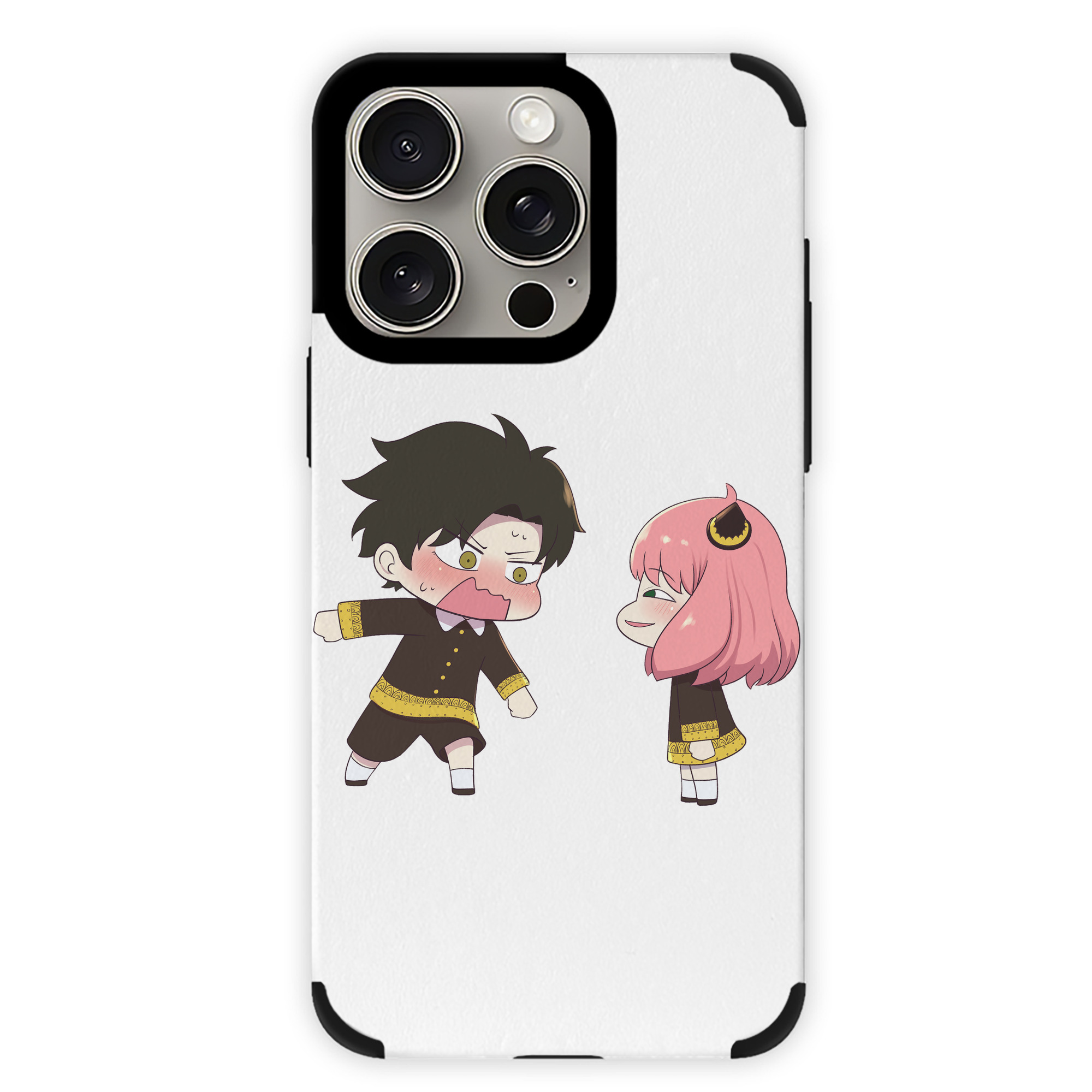 （画像用） SPY×FAMILY间谍家家酒 【iPhone15ProMax対応】 PUレザー スマホケース 耐衝撃＆黄変防止