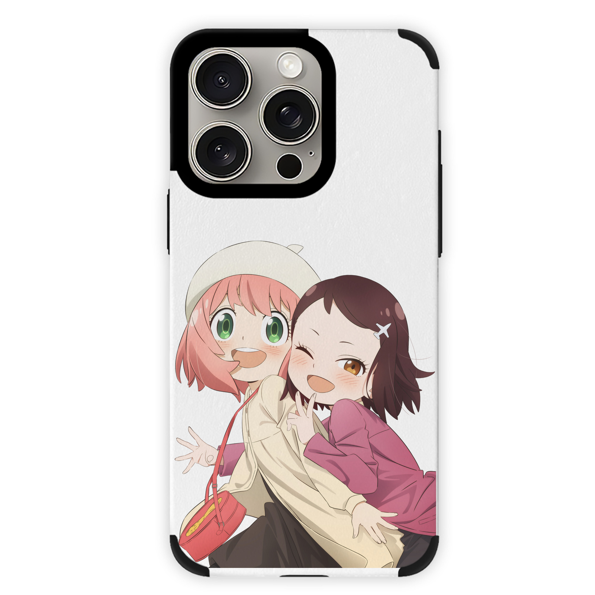 （画像用） SPY×FAMILY间谍家家酒 【iPhone15ProMax対応】 PUレザー スマホケース 耐衝撃＆黄変防止