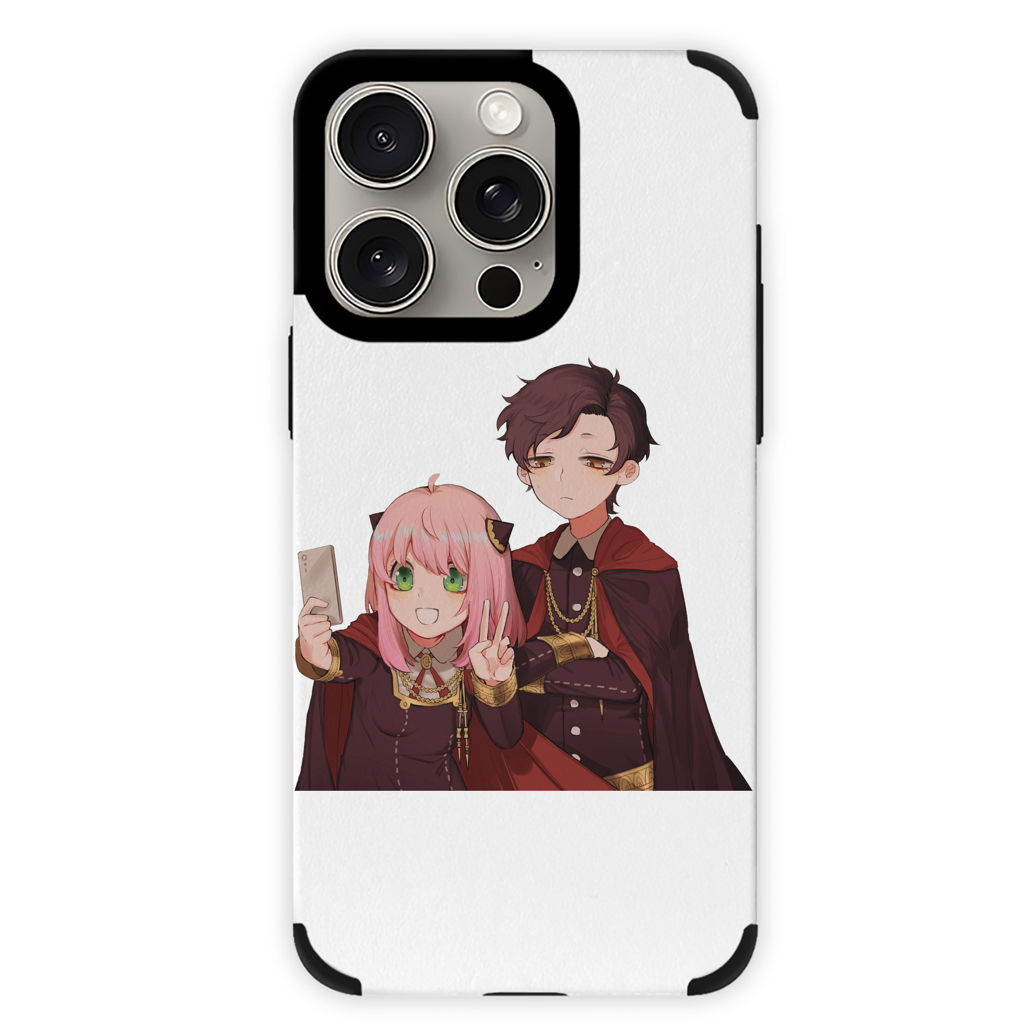 （画像用） SPY×FAMILY间谍家家酒 【iPhone15ProMax対応】 PUレザー スマホケース 耐衝撃＆黄変防止