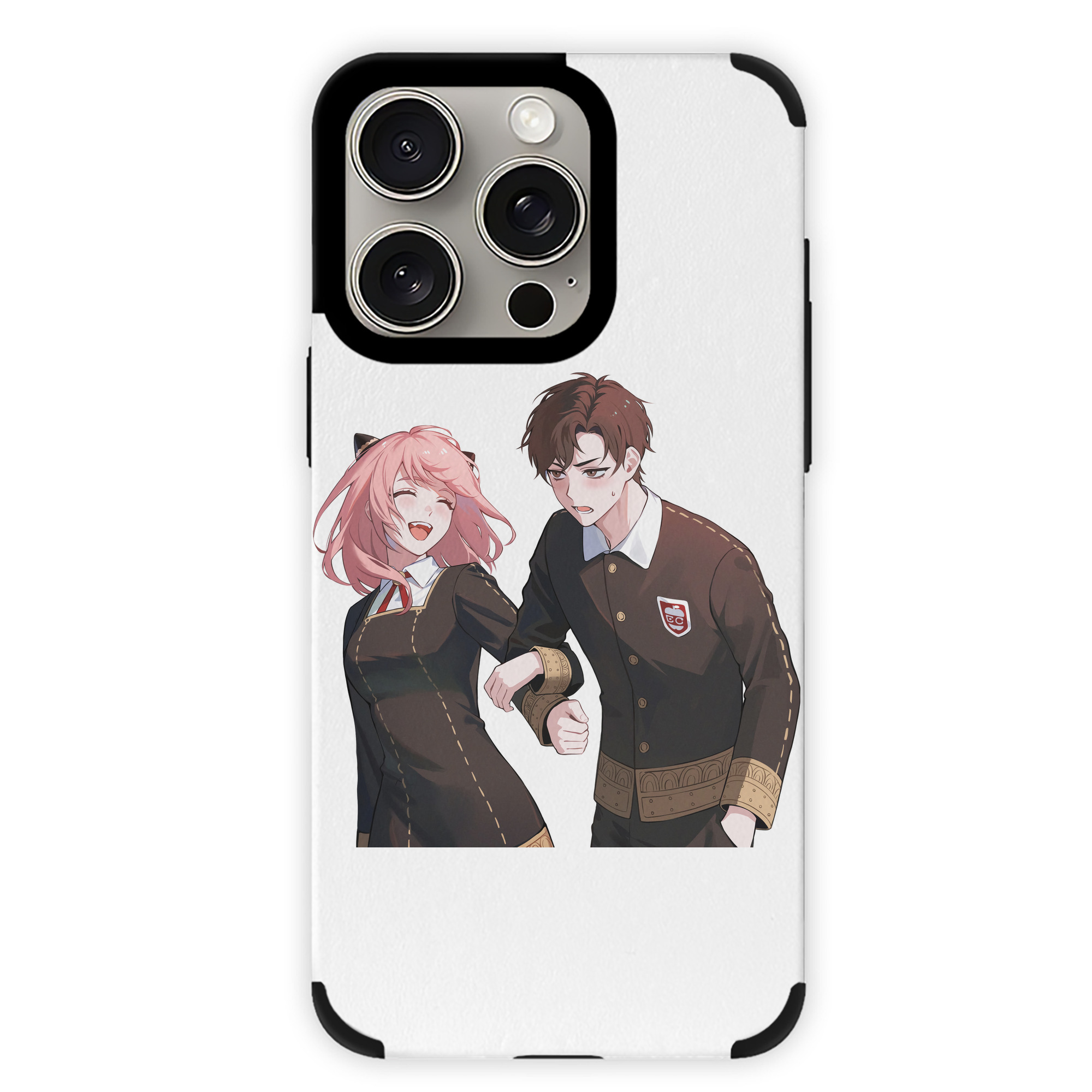（画像用） SPY×FAMILY间谍家家酒 【iPhone15ProMax対応】 PUレザー スマホケース 耐衝撃＆黄変防止