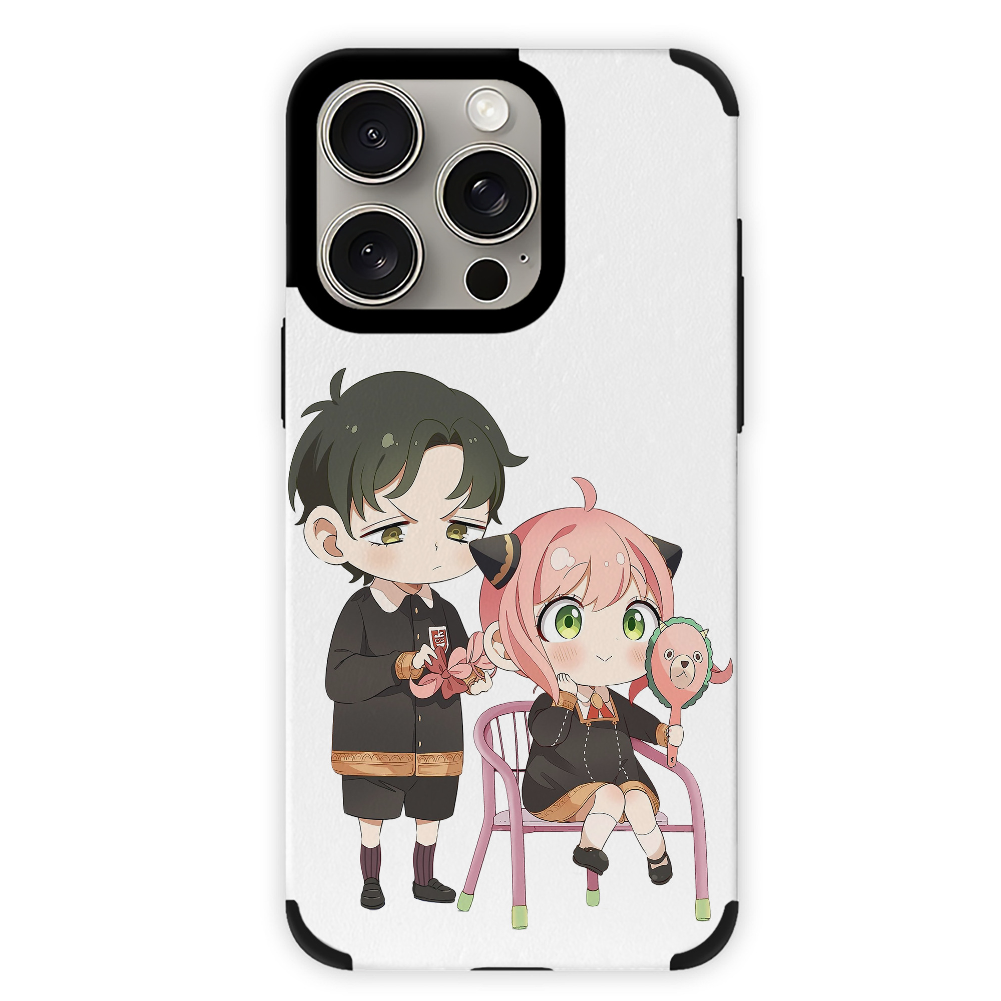 （画像用） SPY×FAMILY间谍家家酒 【iPhone15ProMax対応】 PUレザー スマホケース 耐衝撃＆黄変防止