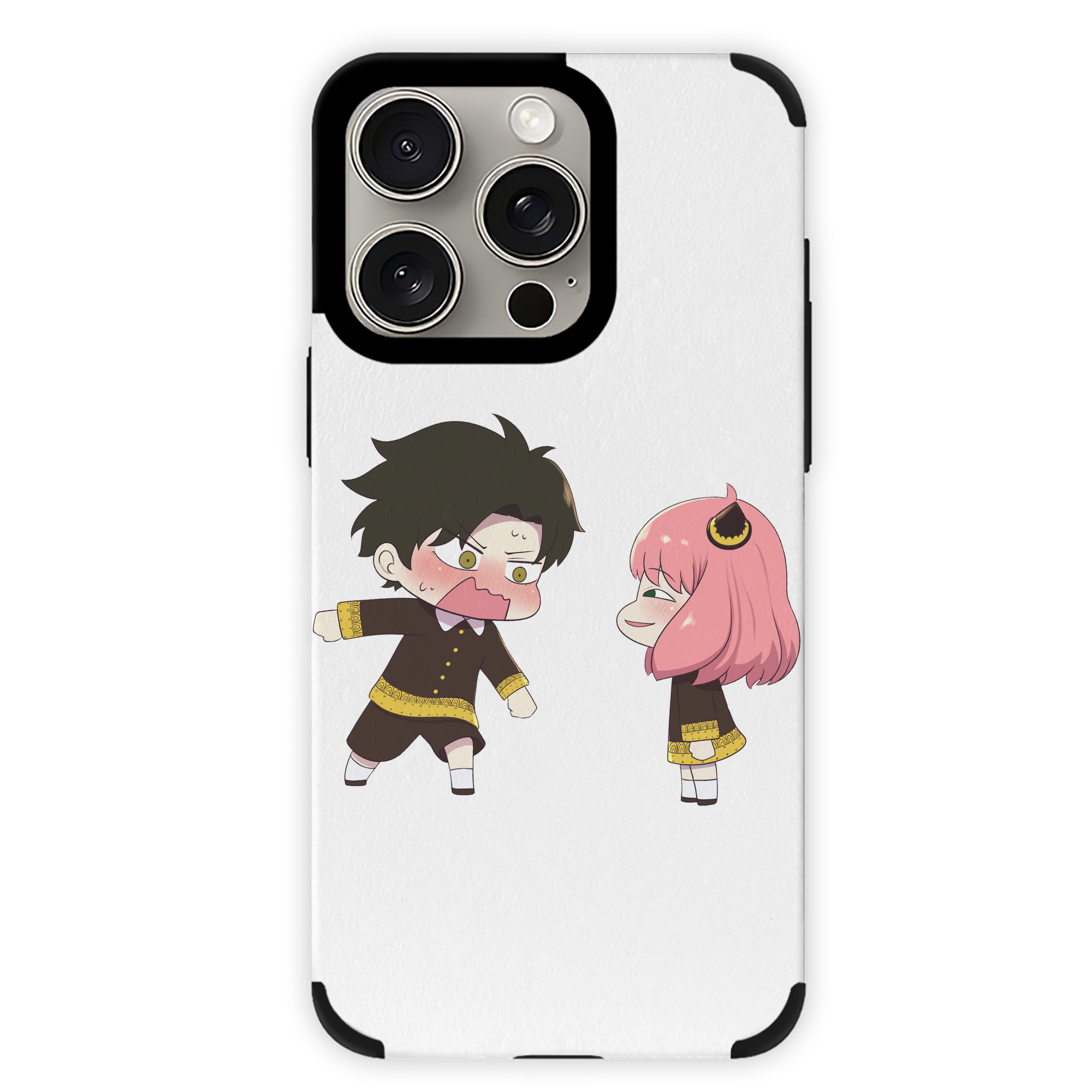 （画像用） SPY×FAMILY间谍家家酒 【iPhone15ProMax対応】 PUレザー スマホケース 耐衝撃＆黄変防止