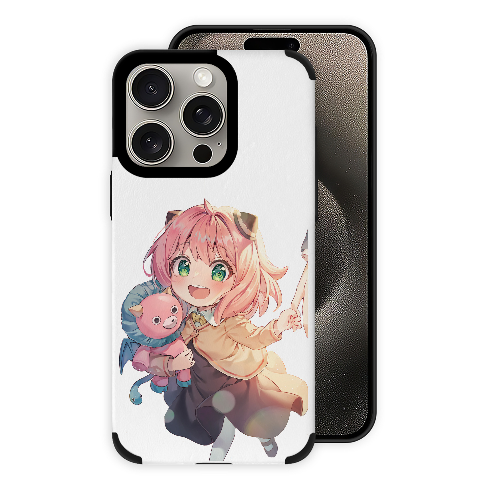 （画像用） SPY×FAMILY间谍家家酒 【iPhone15ProMax対応】 PUレザー スマホケース 耐衝撃＆黄変防止