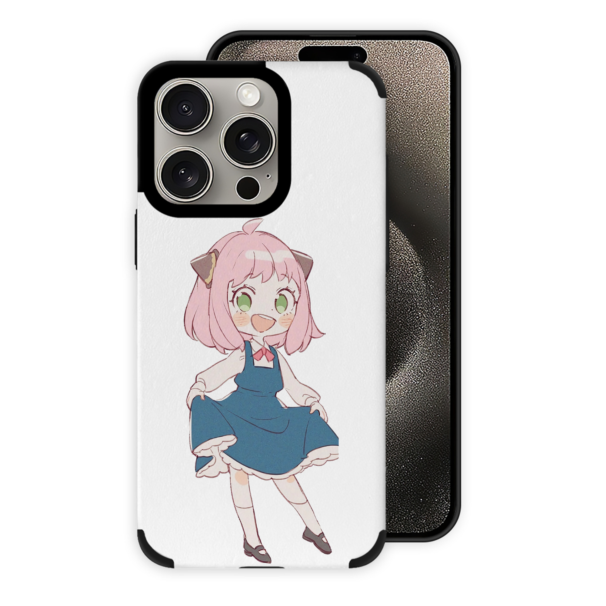 （画像用） SPY×FAMILY间谍家家酒 【iPhone15ProMax対応】 PUレザー スマホケース 耐衝撃＆黄変防止
