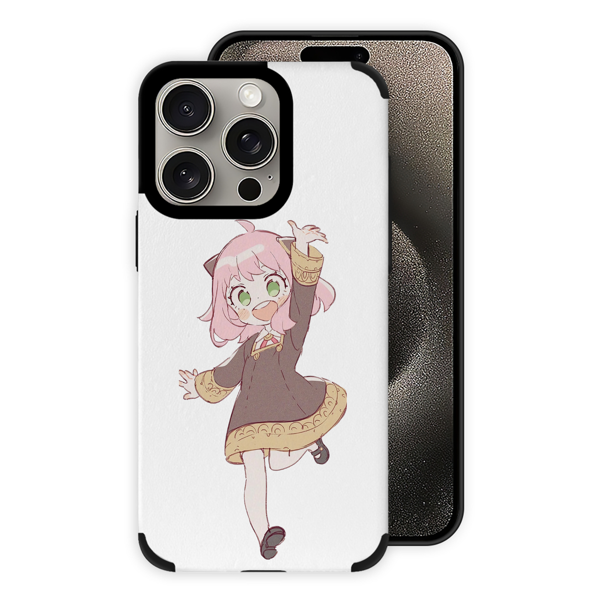 （画像用） SPY×FAMILY间谍家家酒 【iPhone15ProMax対応】 PUレザー スマホケース 耐衝撃＆黄変防止