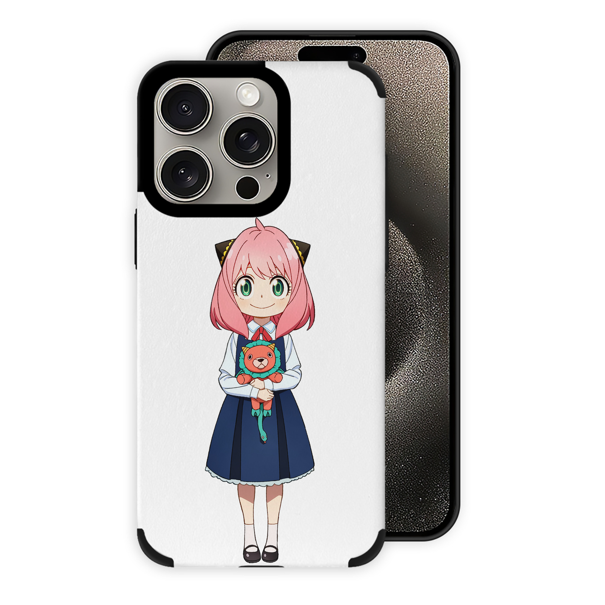 （画像用） SPY×FAMILY间谍家家酒 【iPhone15ProMax対応】 PUレザー スマホケース 耐衝撃＆黄変防止