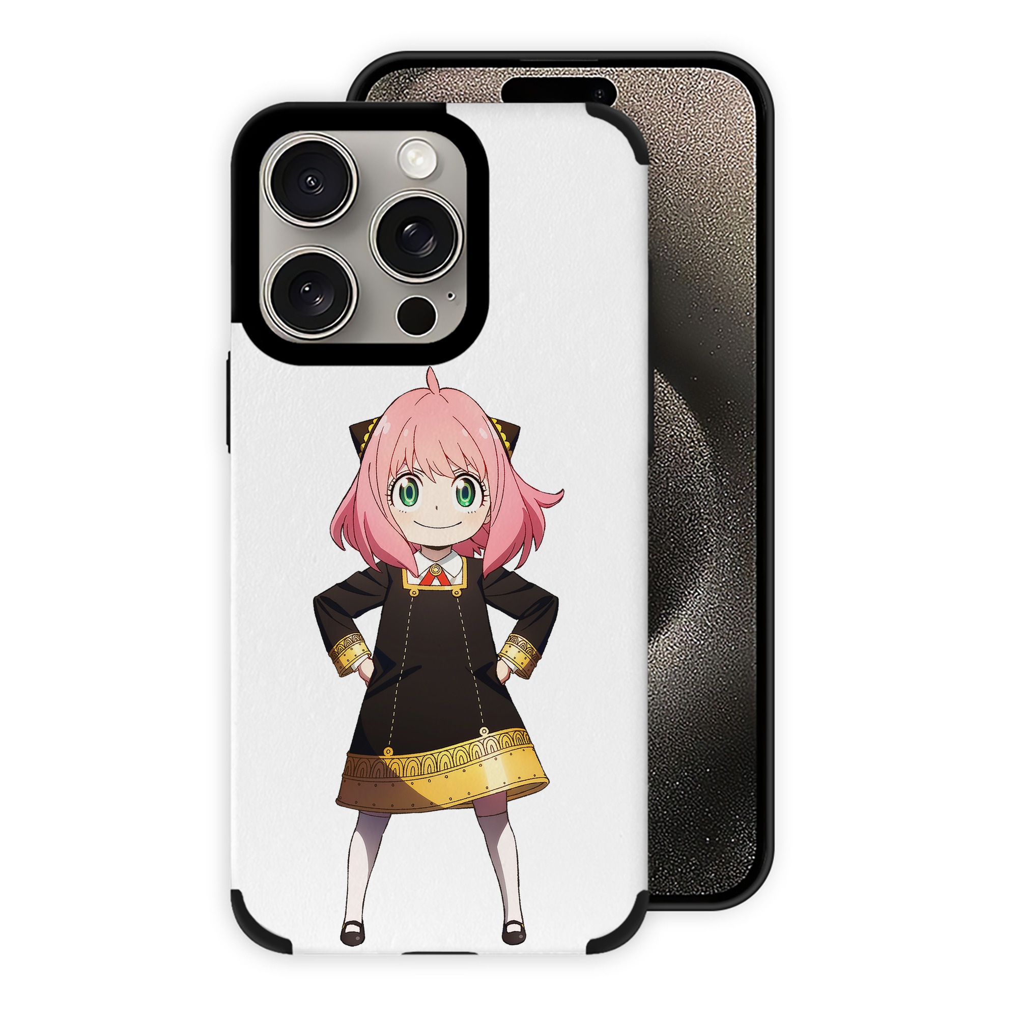 （画像用） SPY×FAMILY间谍家家酒 【iPhone15ProMax対応】 PUレザー スマホケース 耐衝撃＆黄変防止