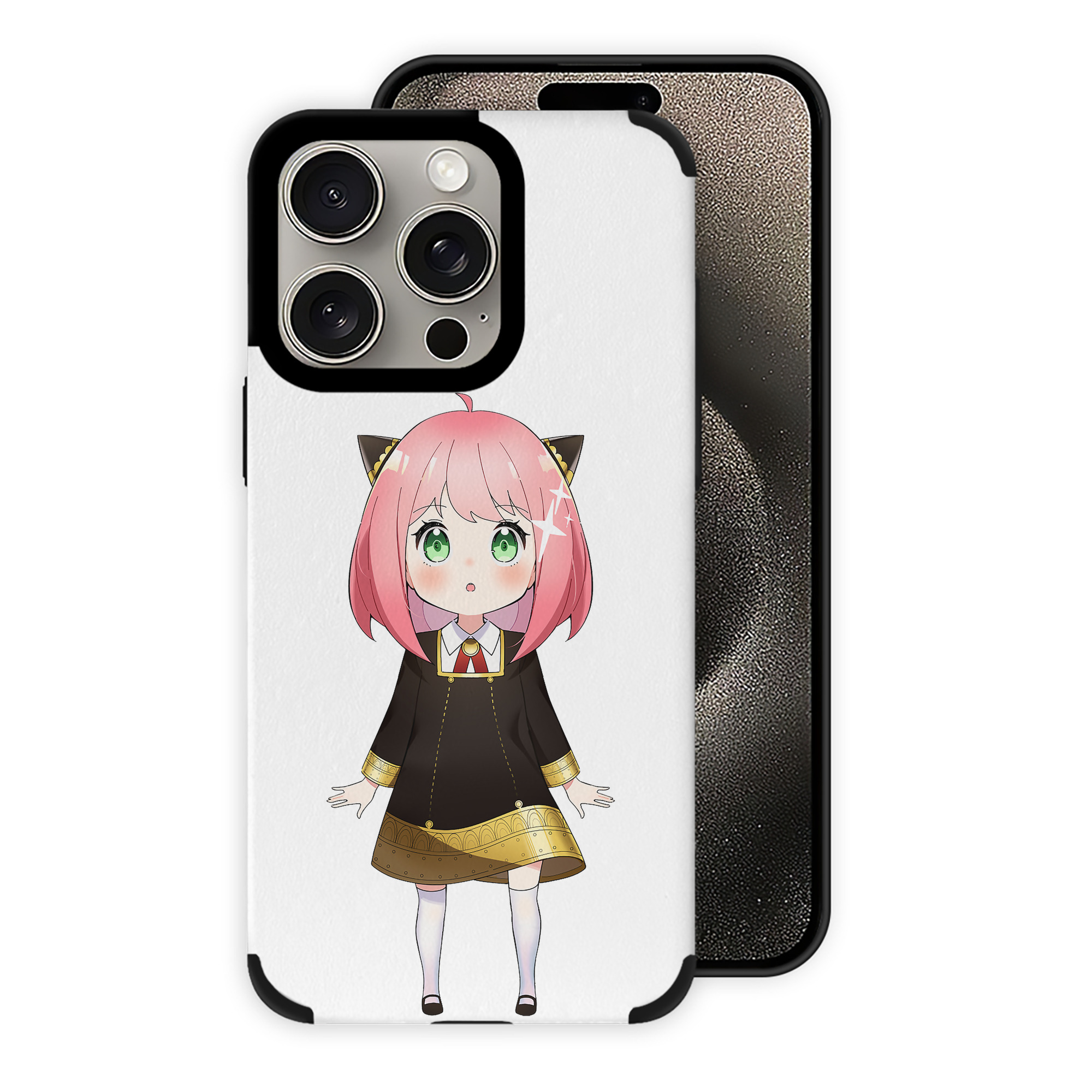 （画像用） SPY×FAMILY间谍家家酒 【iPhone15ProMax対応】 PUレザー スマホケース 耐衝撃＆黄変防止