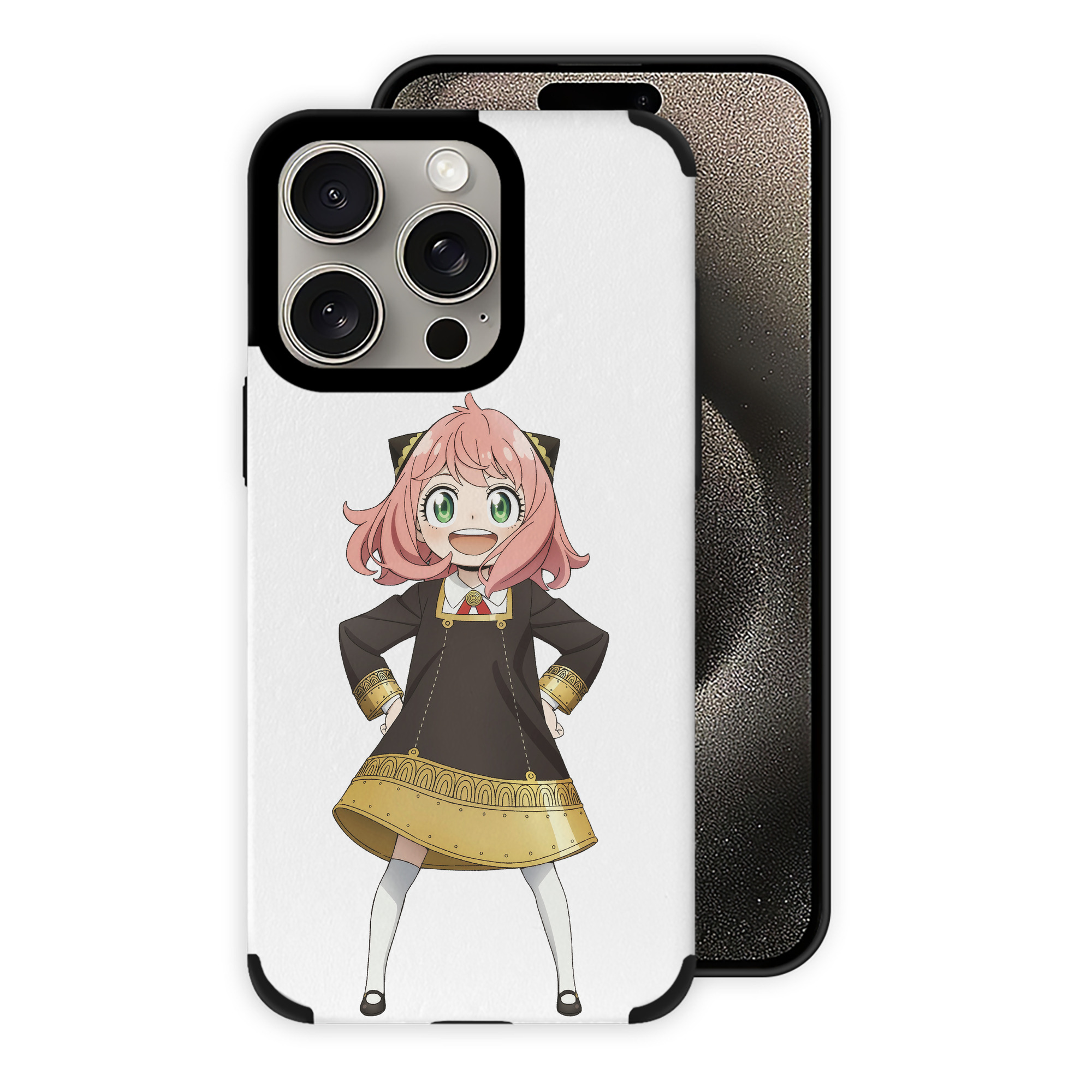 （画像用） SPY×FAMILY间谍家家酒 【iPhone15ProMax対応】 PUレザー スマホケース 耐衝撃＆黄変防止