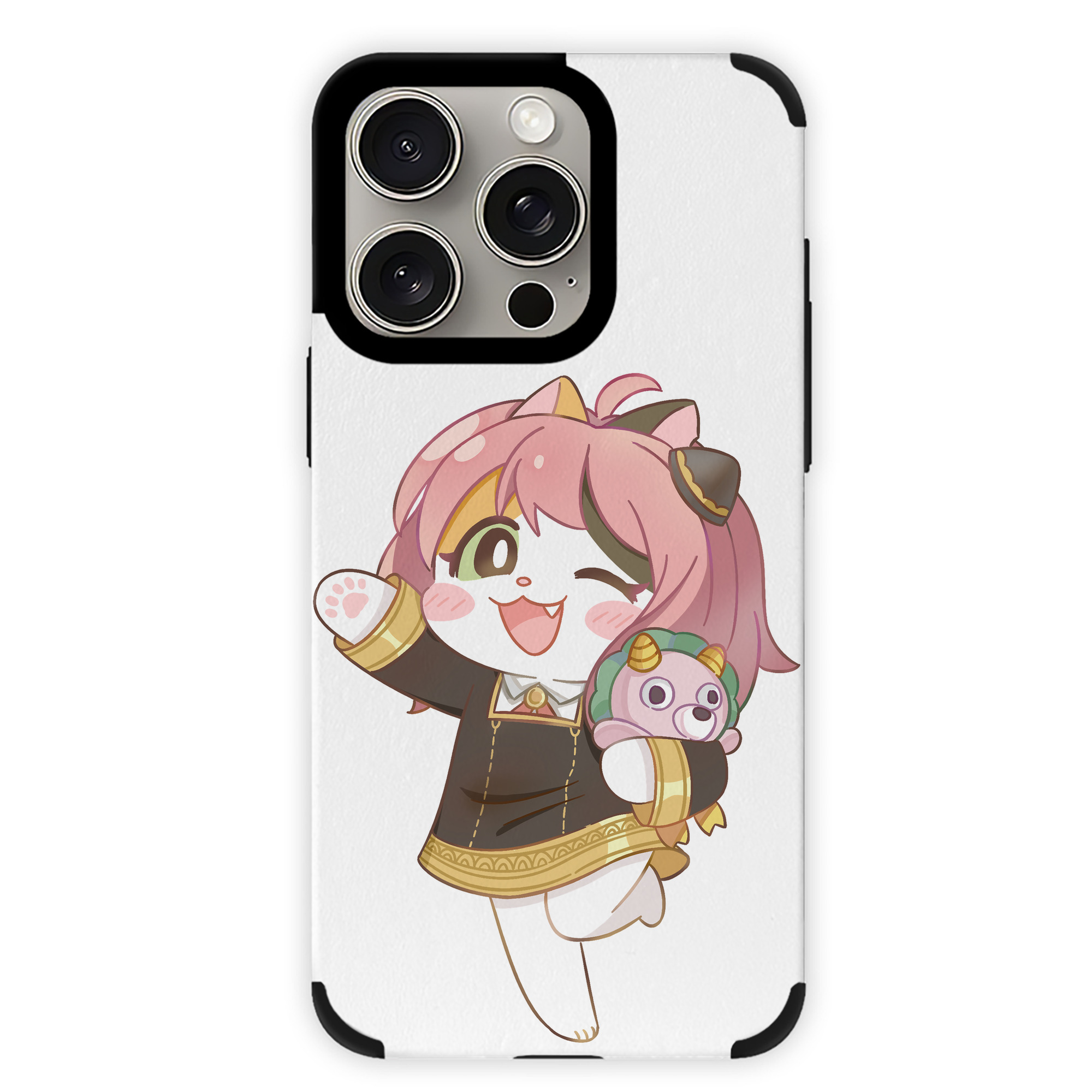 （画像用） SPY×FAMILY间谍家家酒 【iPhone15ProMax対応】 PUレザー スマホケース 耐衝撃＆黄変防止