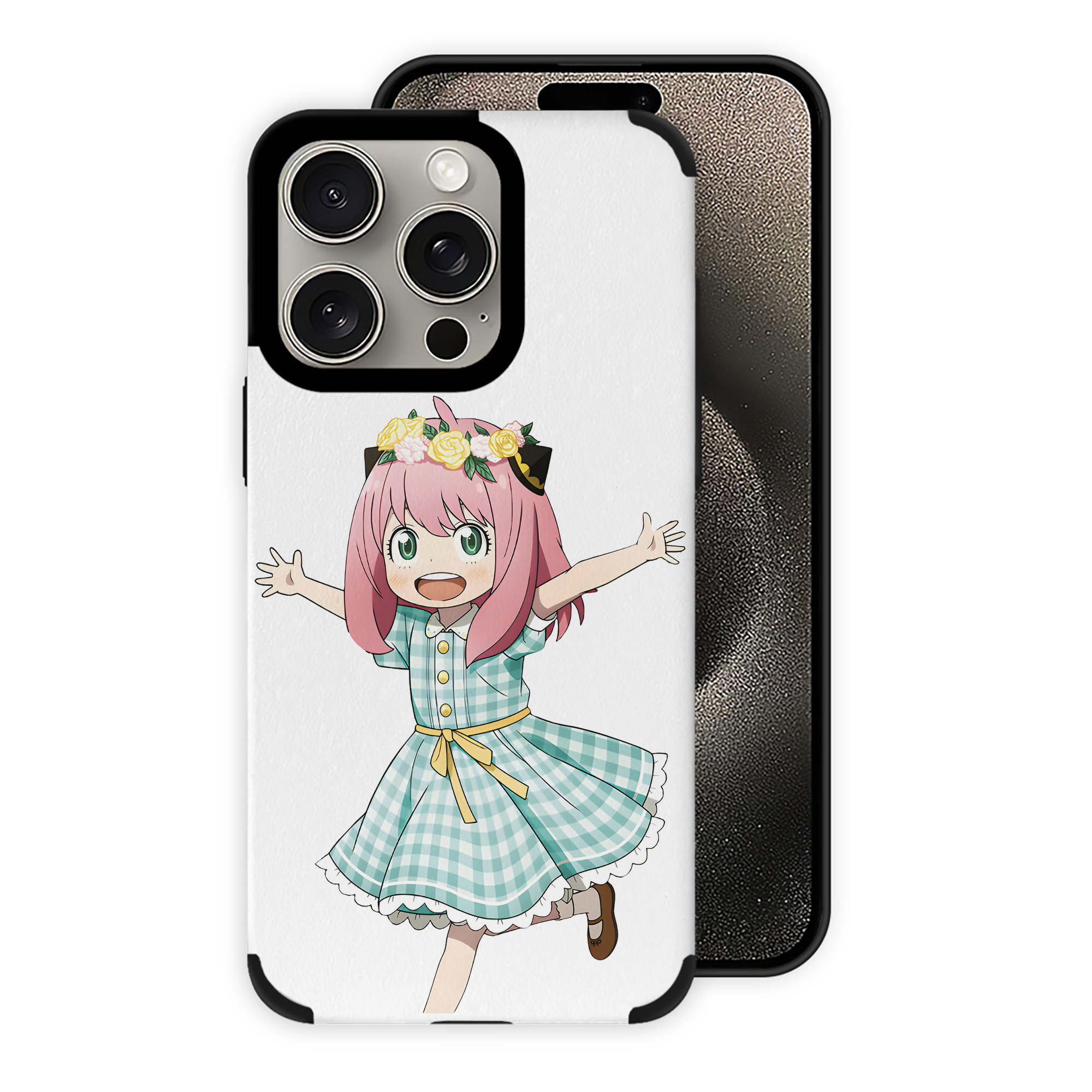 （画像用） SPY×FAMILY间谍家家酒 【iPhone15ProMax対応】 PUレザー スマホケース 耐衝撃＆黄変防止