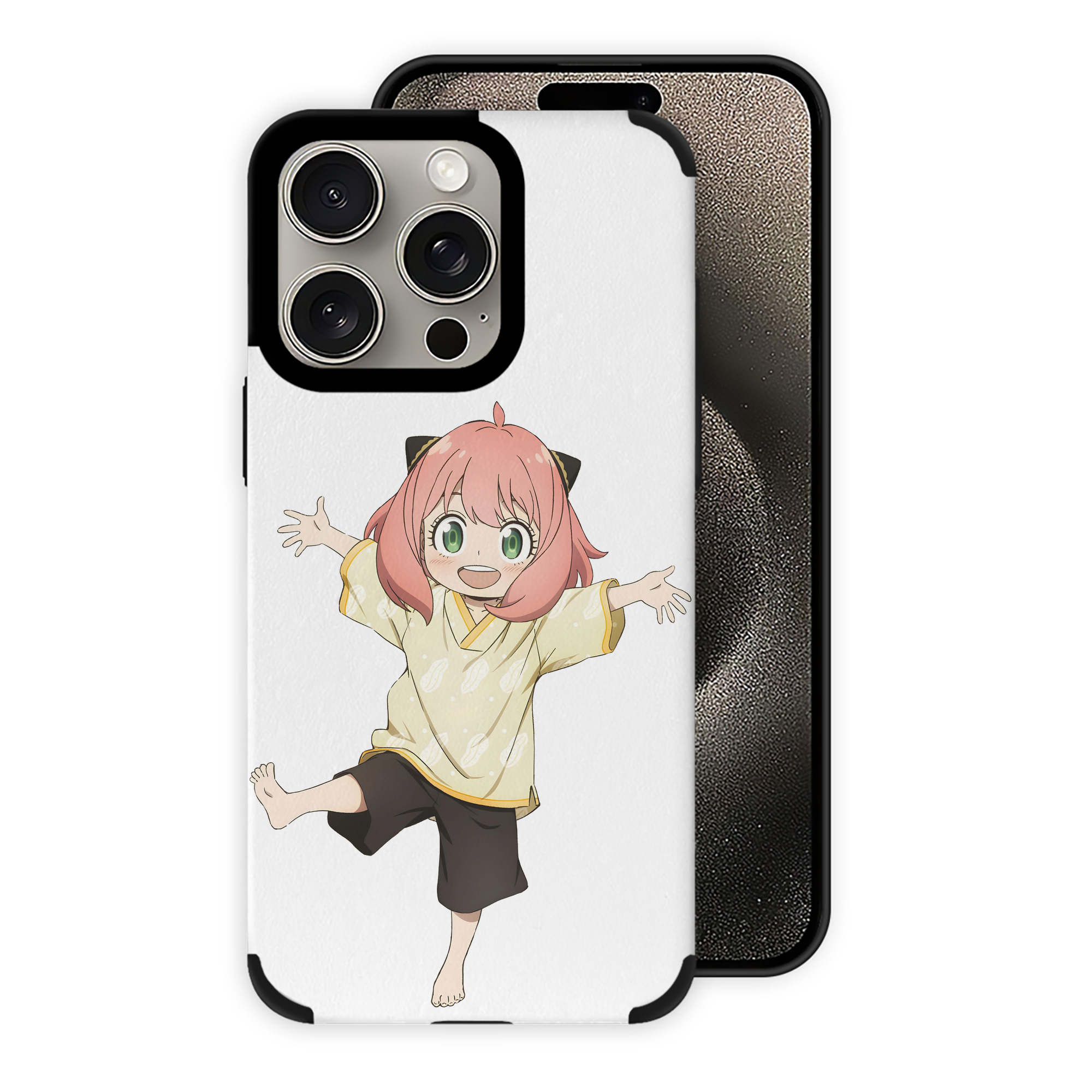 （画像用） SPY×FAMILY间谍家家酒 【iPhone15ProMax対応】 PUレザー スマホケース 耐衝撃＆黄変防止