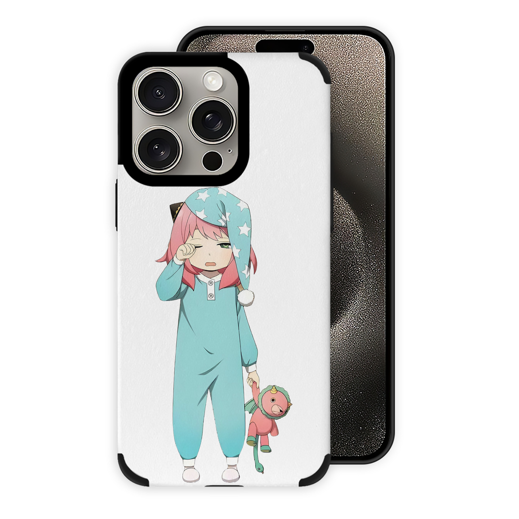 （画像用） SPY×FAMILY间谍家家酒 【iPhone15ProMax対応】 PUレザー スマホケース 耐衝撃＆黄変防止