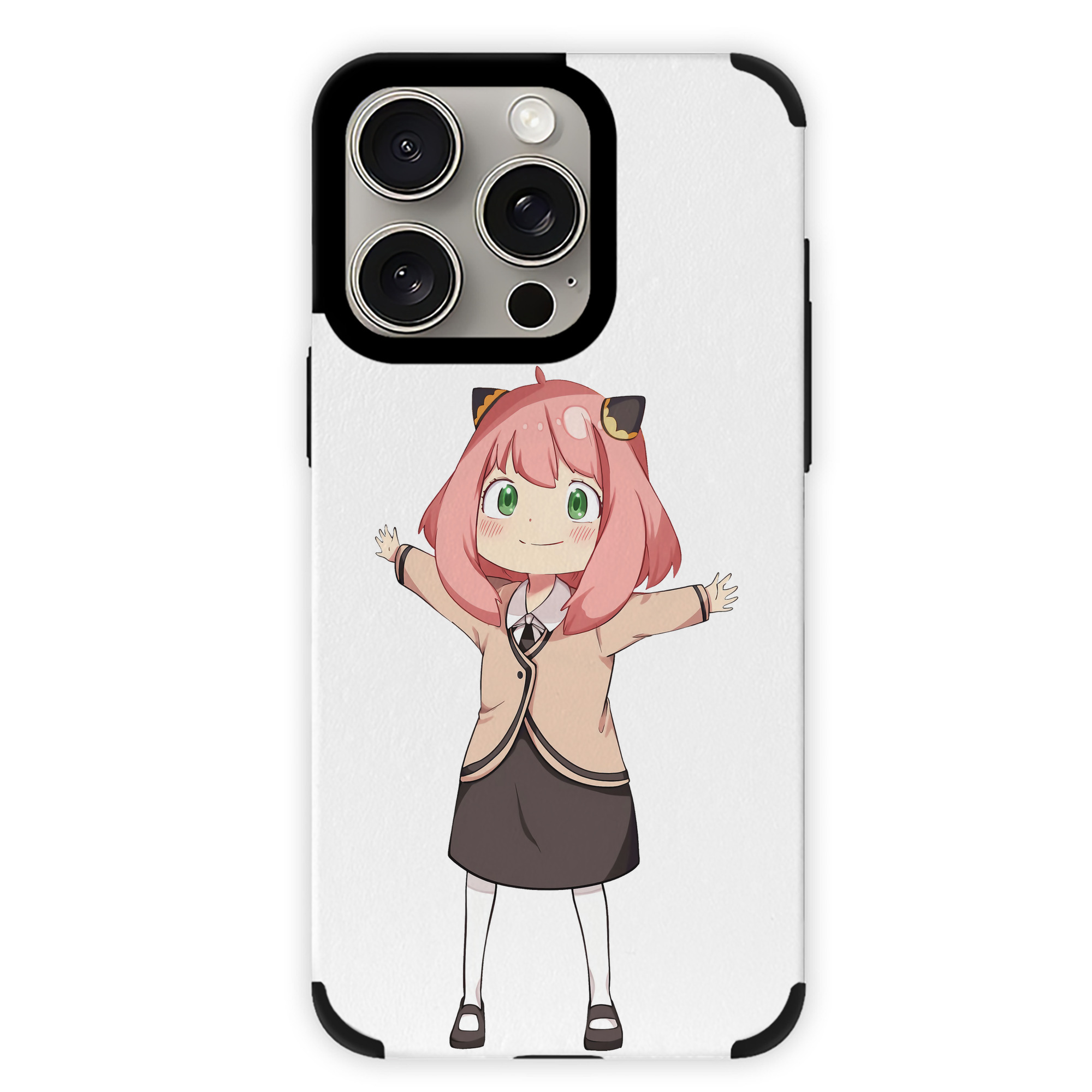 （画像用） SPY×FAMILY间谍家家酒 【iPhone15ProMax対応】 PUレザー スマホケース 耐衝撃＆黄変防止