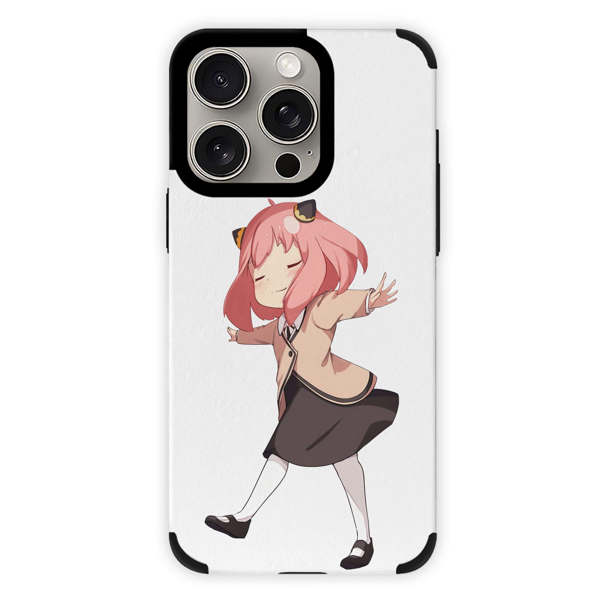 （画像用） SPY×FAMILY间谍家家酒 【iPhone15ProMax対応】 PUレザー スマホケース 耐衝撃＆黄変防止