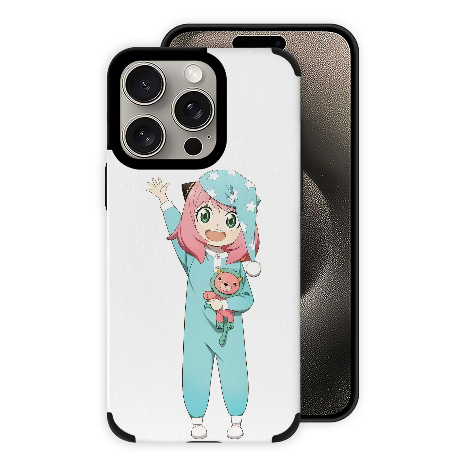 （画像用） SPY×FAMILY间谍家家酒 【iPhone15ProMax対応】 PUレザー スマホケース 耐衝撃＆黄変防止