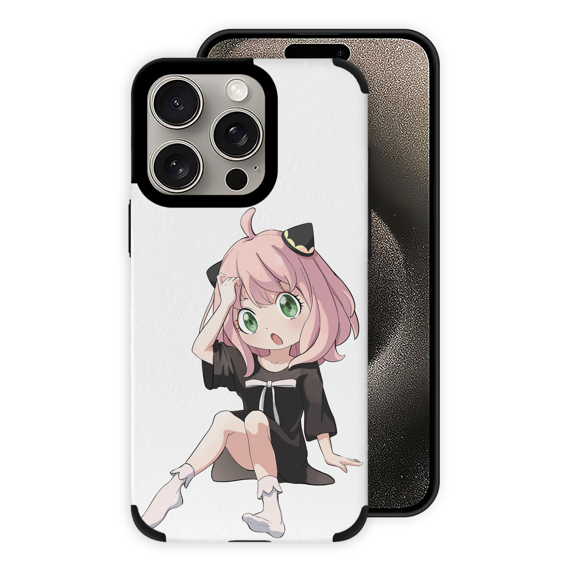 （画像用） SPY×FAMILY间谍家家酒 【iPhone15ProMax対応】 PUレザー スマホケース 耐衝撃＆黄変防止