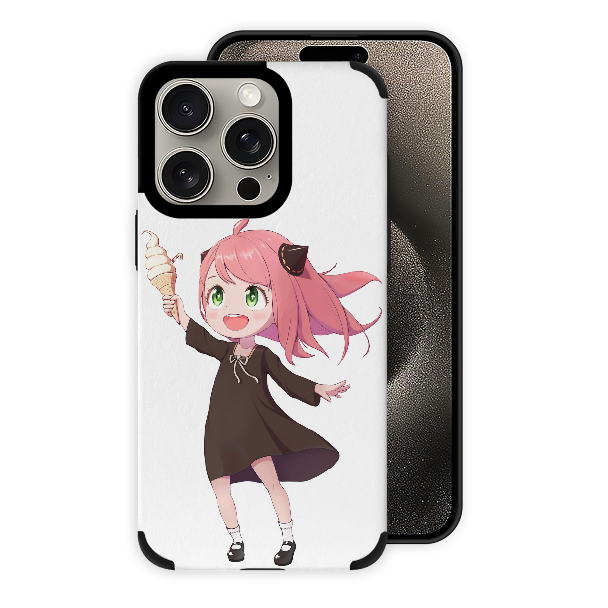 （画像用） SPY×FAMILY间谍家家酒 【iPhone15ProMax対応】 PUレザー スマホケース 耐衝撃＆黄変防止
