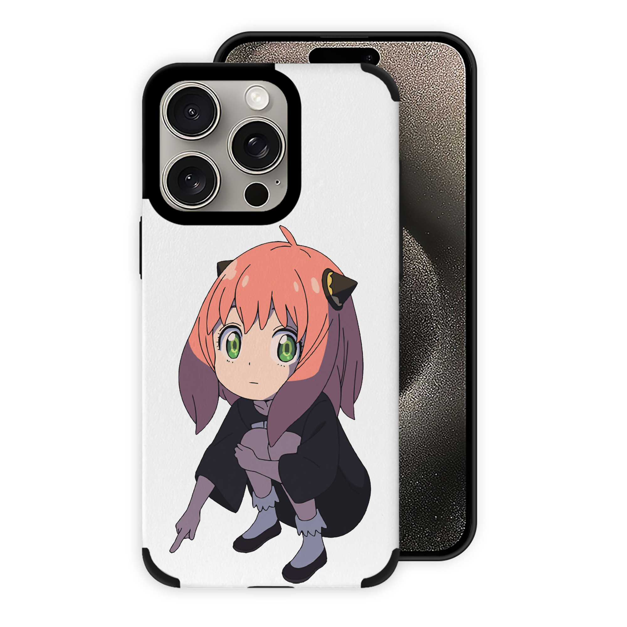 （画像用） SPY×FAMILY间谍家家酒 【iPhone15ProMax対応】 PUレザー スマホケース 耐衝撃＆黄変防止