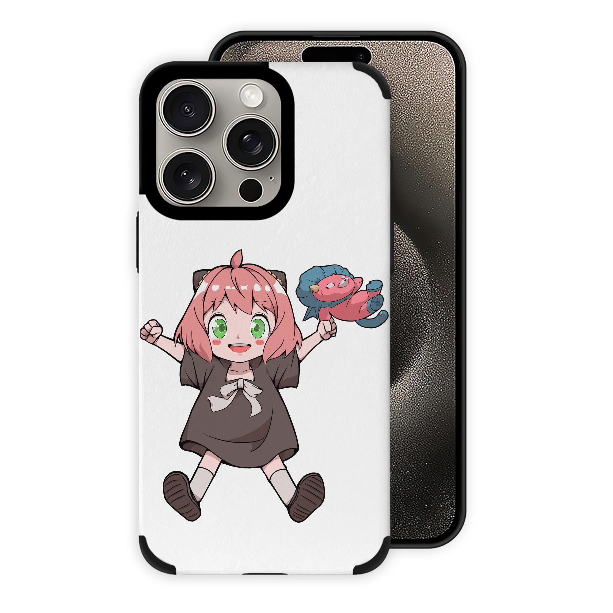 （画像用） SPY×FAMILY间谍家家酒 【iPhone15ProMax対応】 PUレザー スマホケース 耐衝撃＆黄変防止