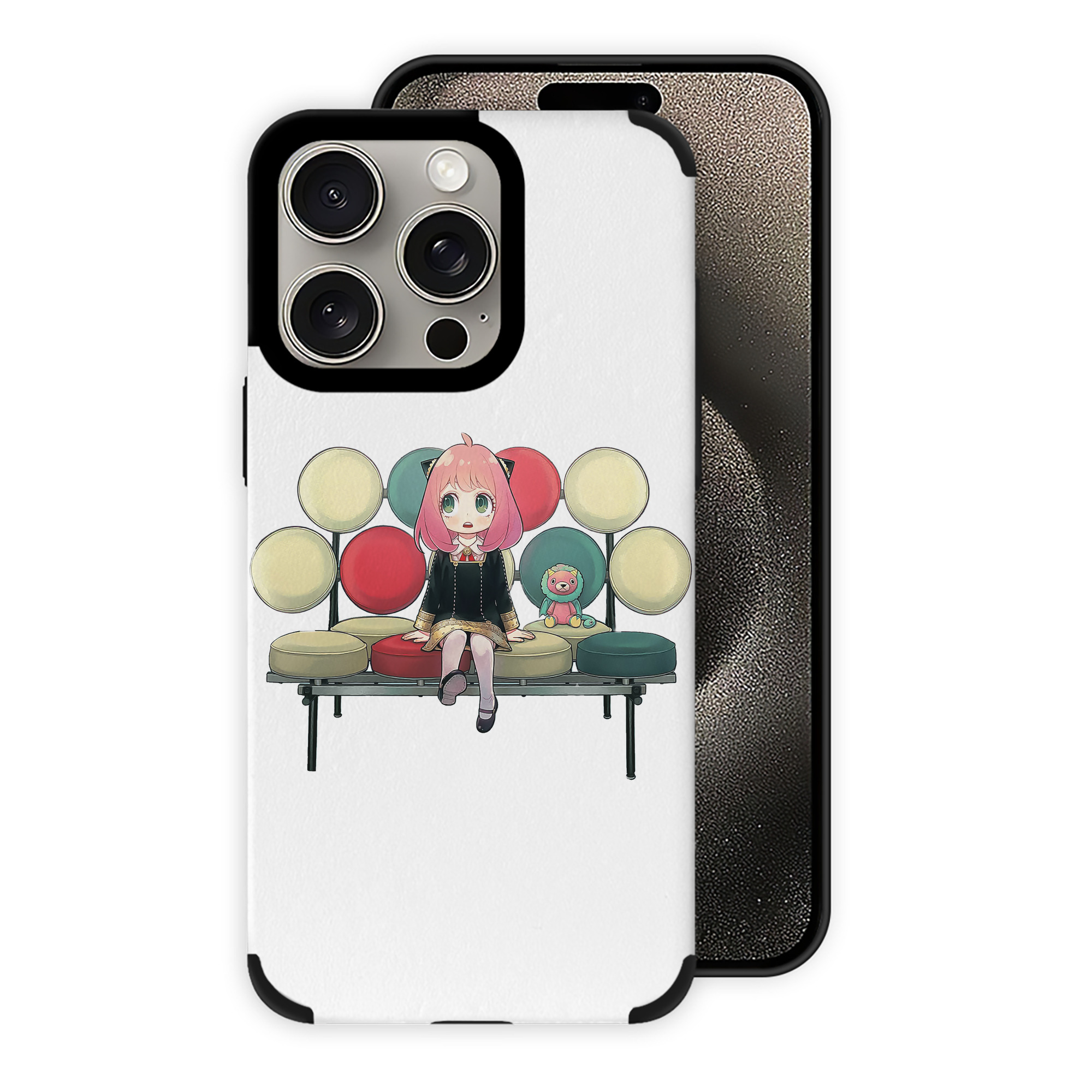 （画像用） SPY×FAMILY间谍家家酒 【iPhone15ProMax対応】 PUレザー スマホケース 耐衝撃＆黄変防止