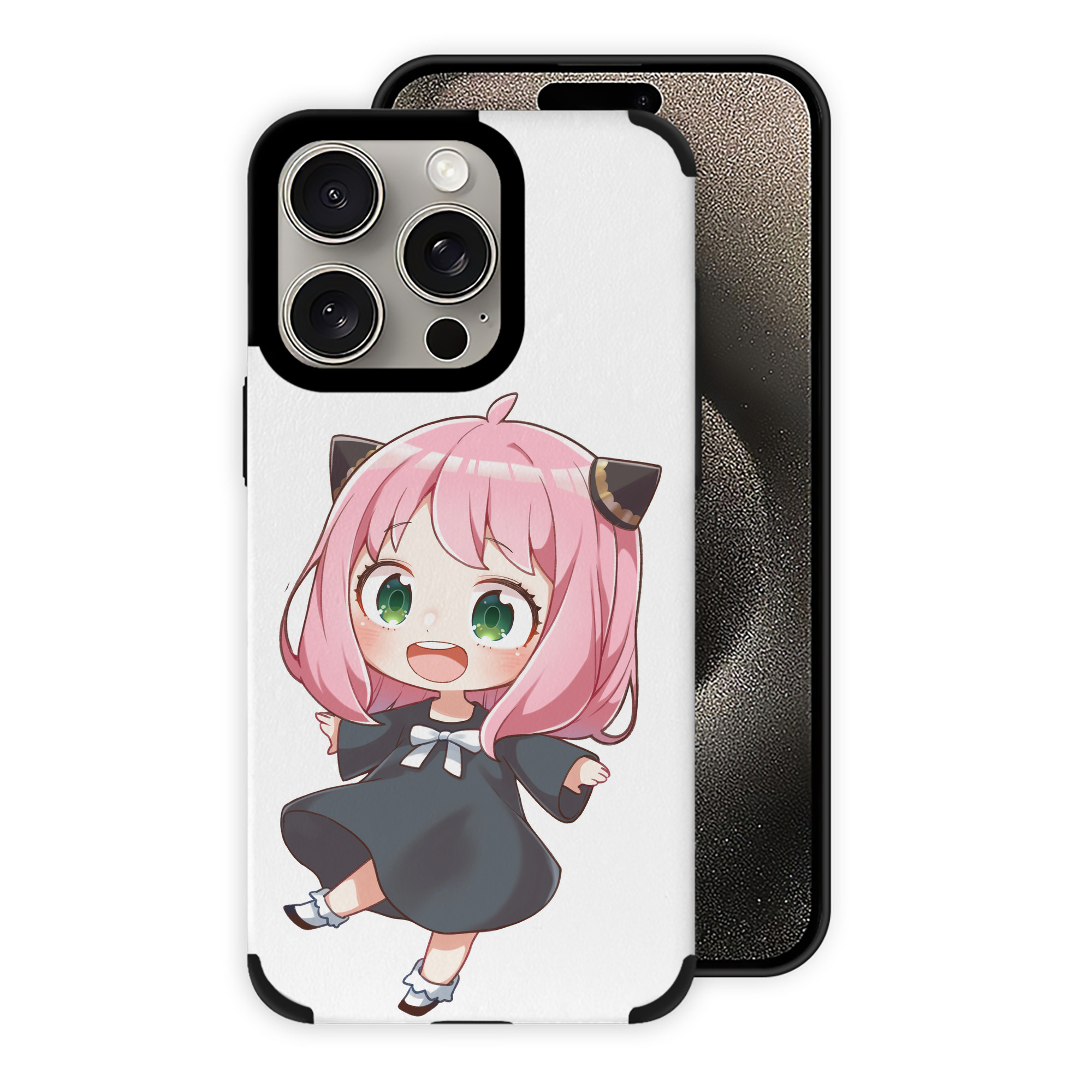 （画像用） SPY×FAMILY间谍家家酒 【iPhone15ProMax対応】 PUレザー スマホケース 耐衝撃＆黄変防止