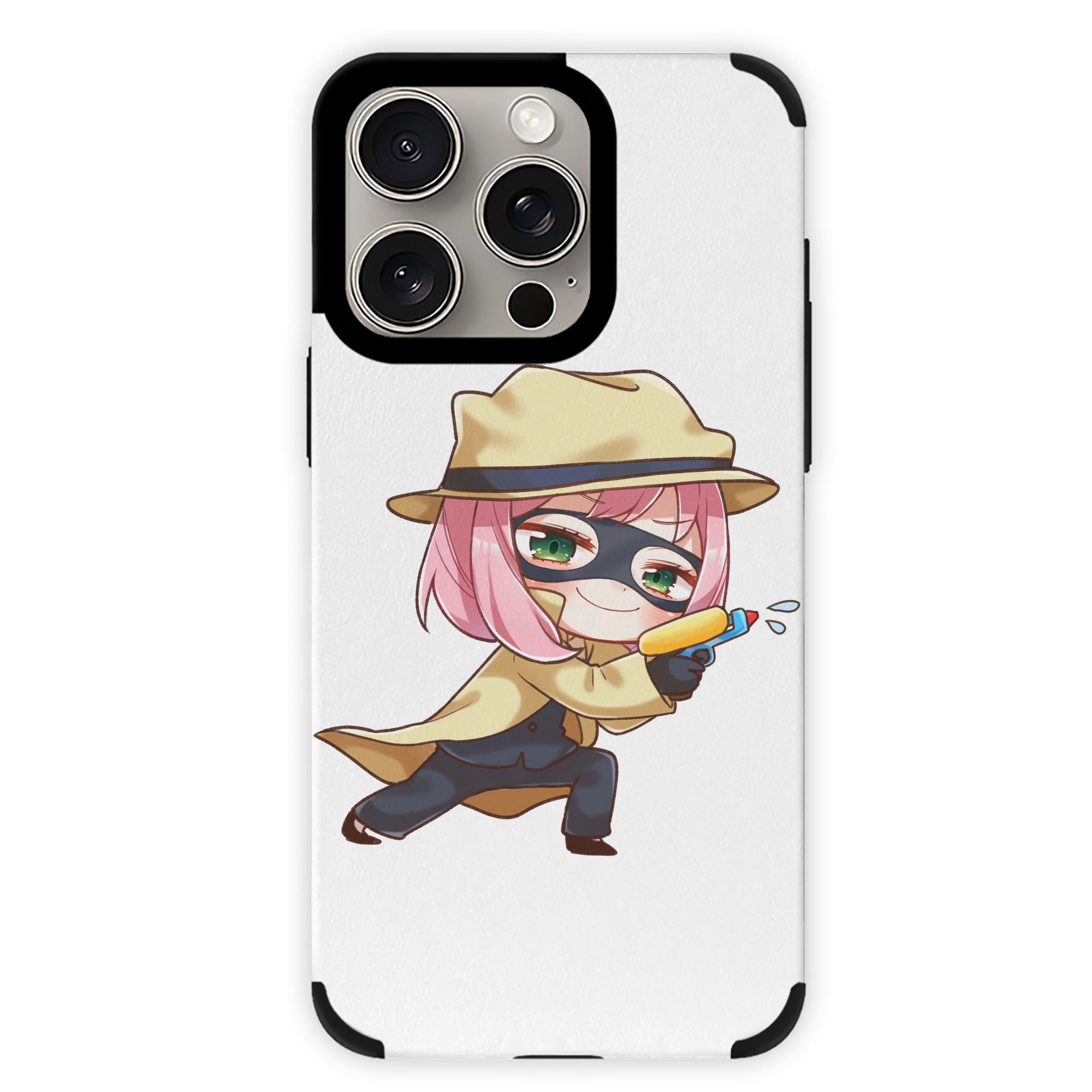 （画像用） SPY×FAMILY间谍家家酒 【iPhone15ProMax対応】 PUレザー スマホケース 耐衝撃＆黄変防止