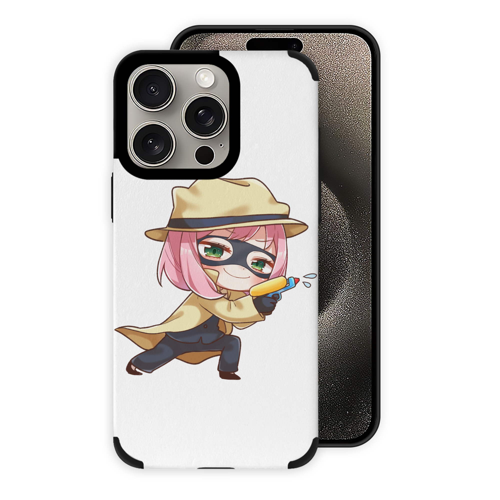 （画像用） SPY×FAMILY间谍家家酒 【iPhone15ProMax対応】 PUレザー スマホケース 耐衝撃＆黄変防止