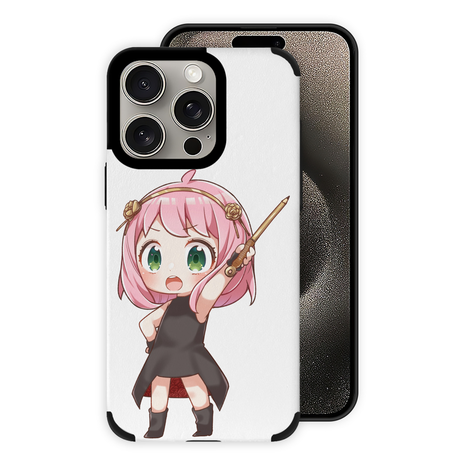 （画像用） SPY×FAMILY间谍家家酒 【iPhone15ProMax対応】 PUレザー スマホケース 耐衝撃＆黄変防止
