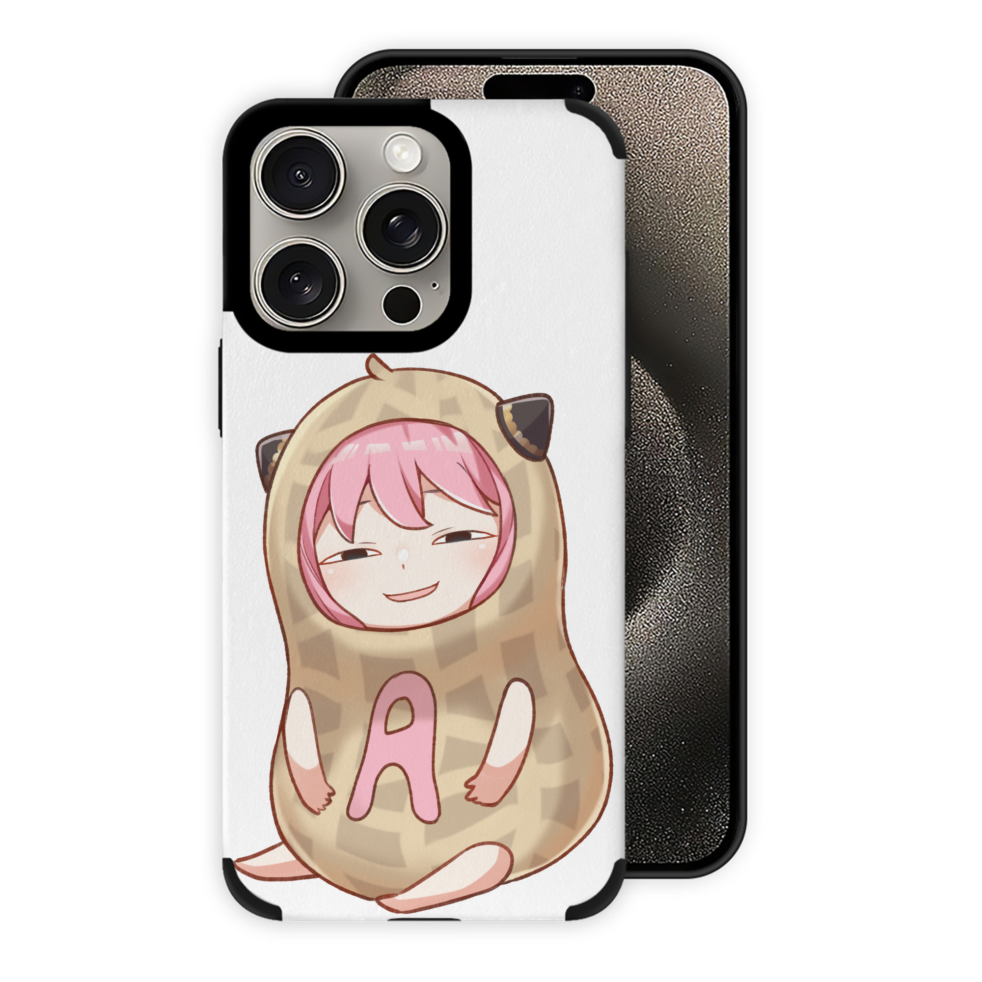 （画像用） SPY×FAMILY间谍家家酒 【iPhone15ProMax対応】 PUレザー スマホケース 耐衝撃＆黄変防止
