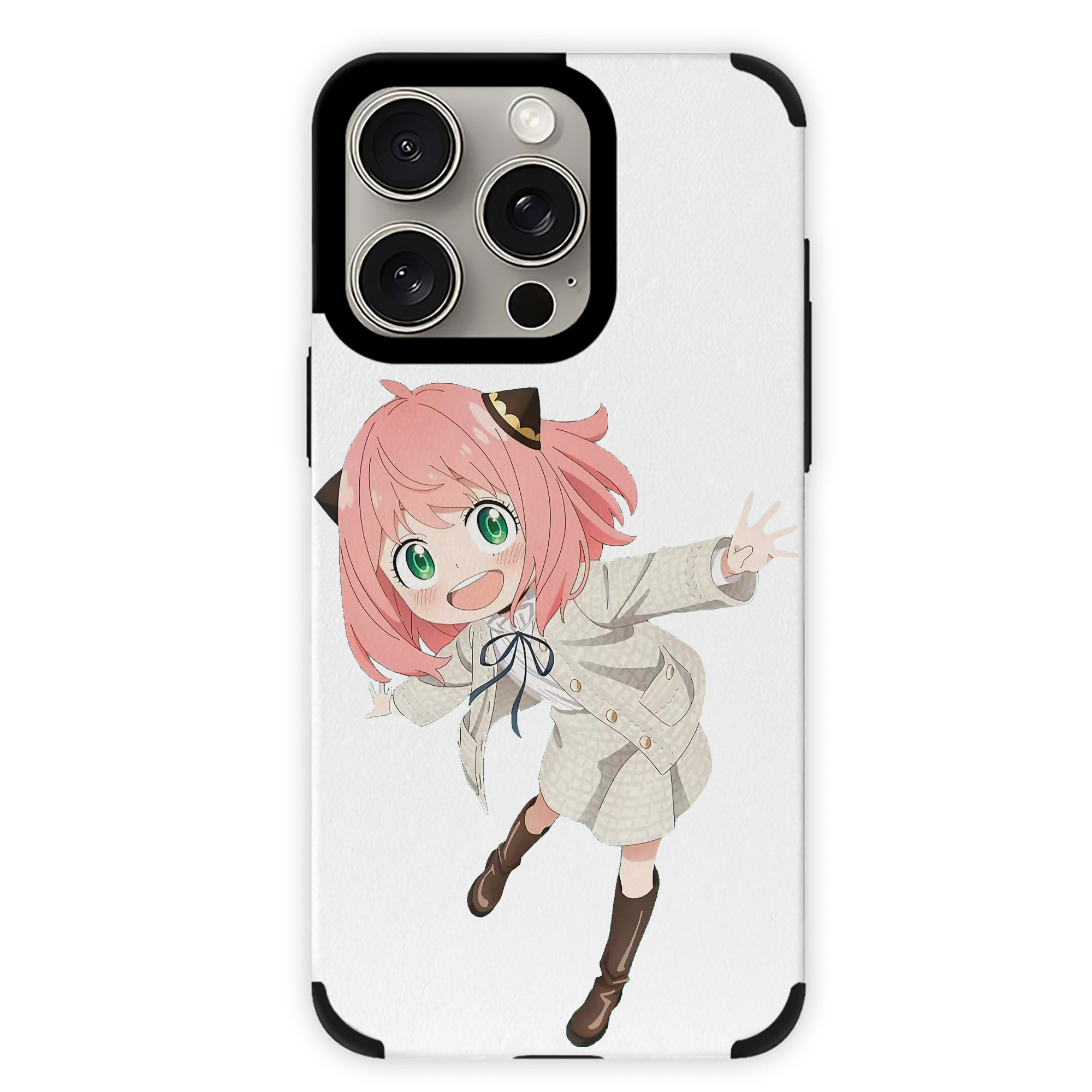 （画像用） SPY×FAMILY间谍家家酒 【iPhone15ProMax対応】 PUレザー スマホケース 耐衝撃＆黄変防止