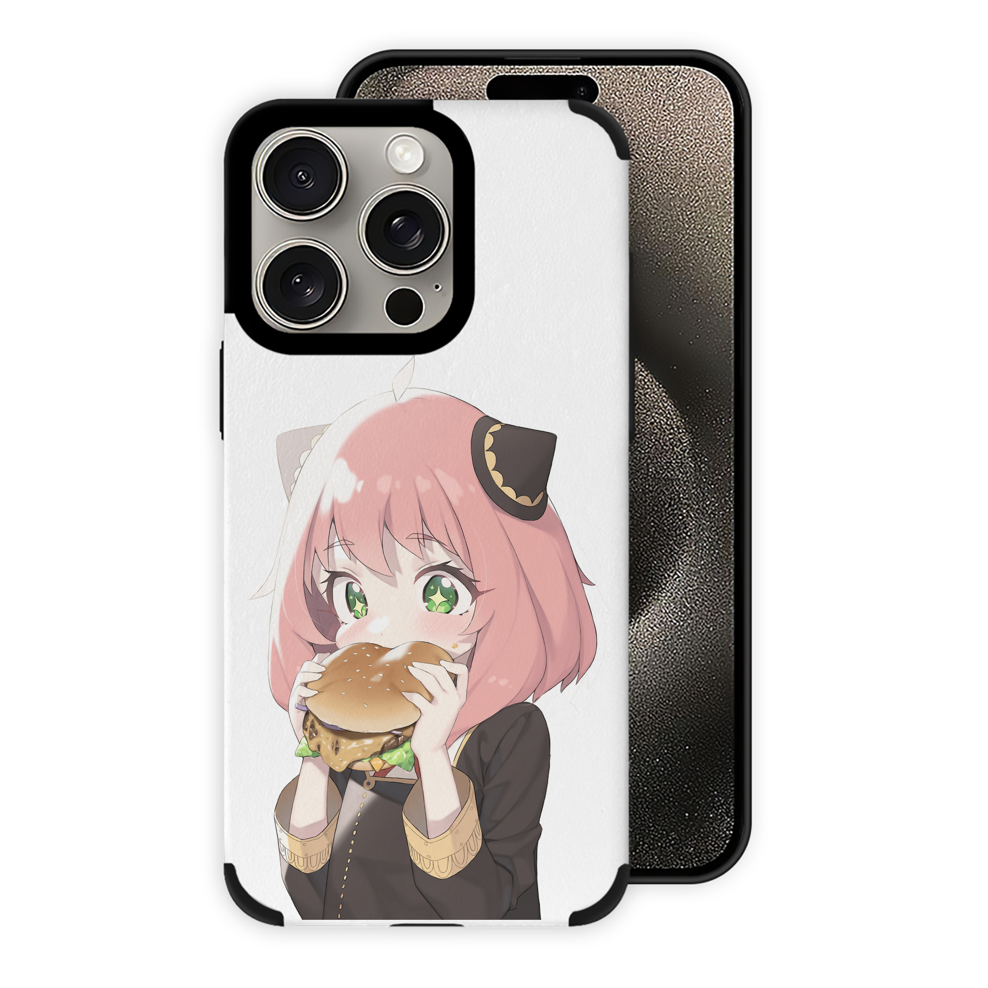 （画像用） SPY×FAMILY间谍家家酒 【iPhone15ProMax対応】 PUレザー スマホケース 耐衝撃＆黄変防止