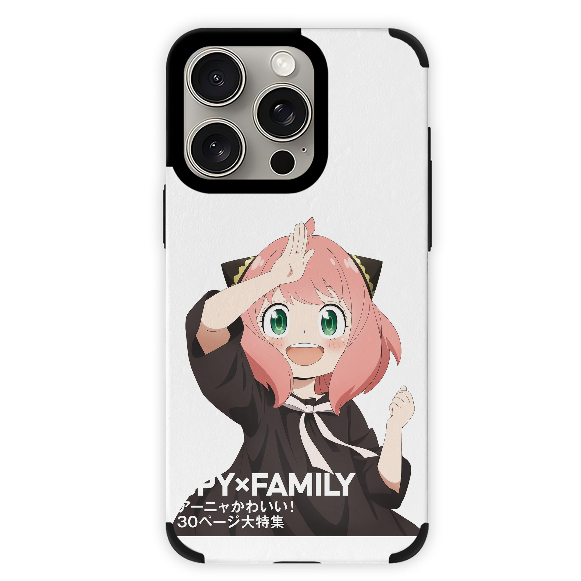 （画像用） SPY×FAMILY间谍家家酒 【iPhone15ProMax対応】 PUレザー スマホケース 耐衝撃＆黄変防止
