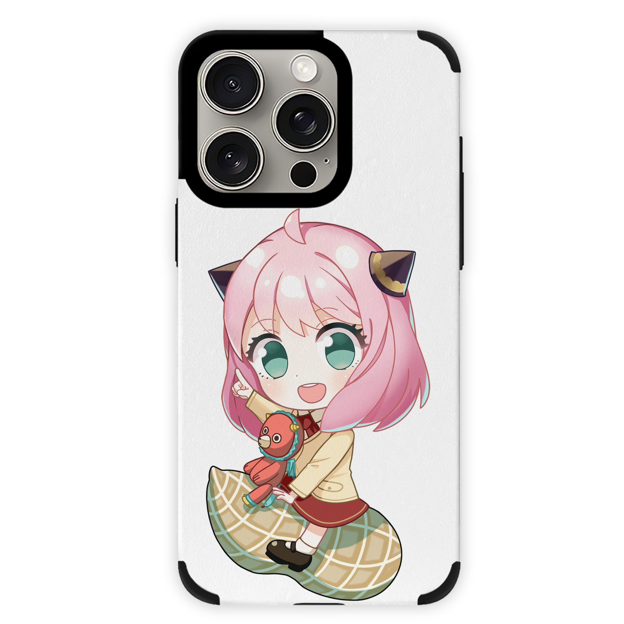 （画像用） SPY×FAMILY间谍家家酒 【iPhone15ProMax対応】 PUレザー スマホケース 耐衝撃＆黄変防止