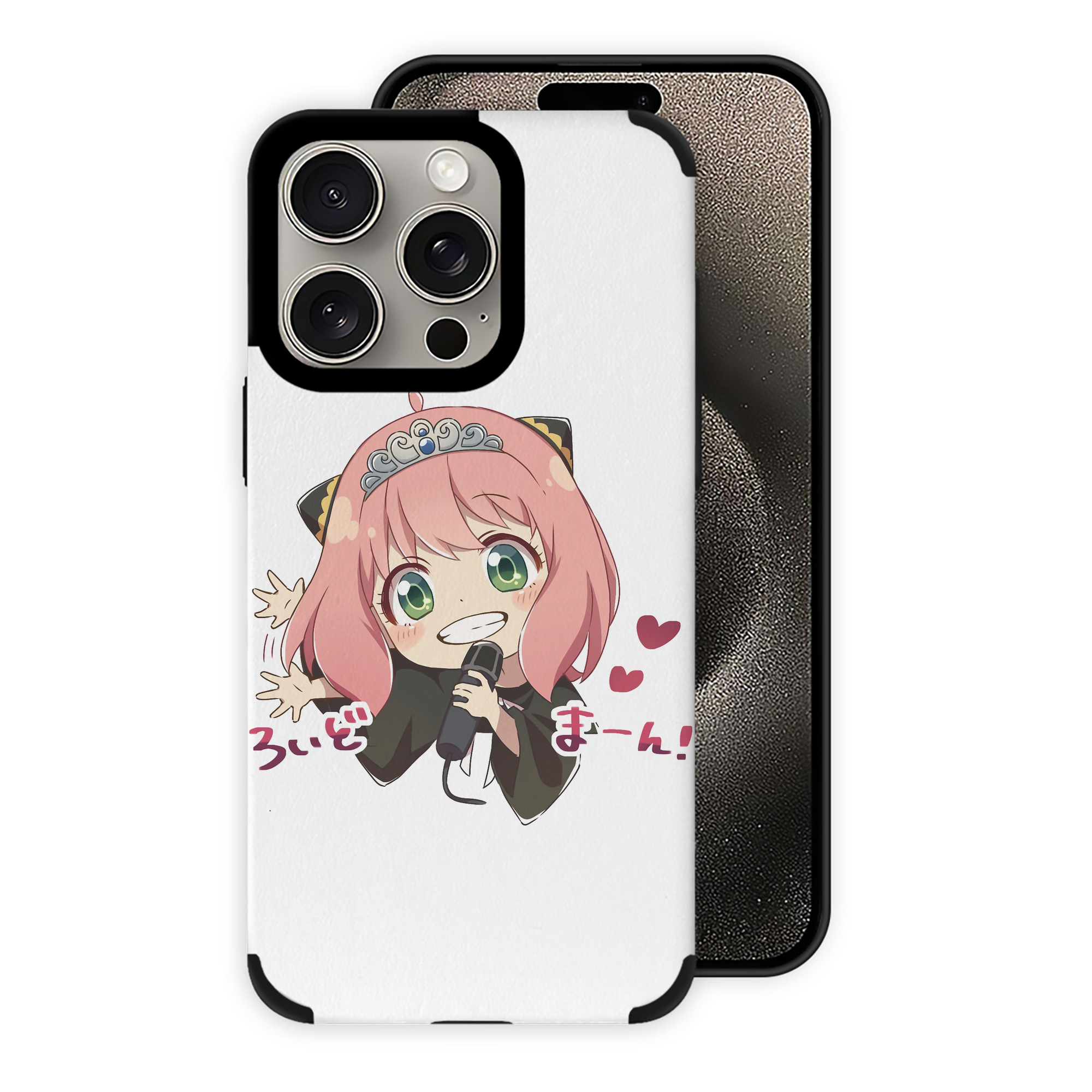 （画像用） SPY×FAMILY间谍家家酒 【iPhone15ProMax対応】 PUレザー スマホケース 耐衝撃＆黄変防止