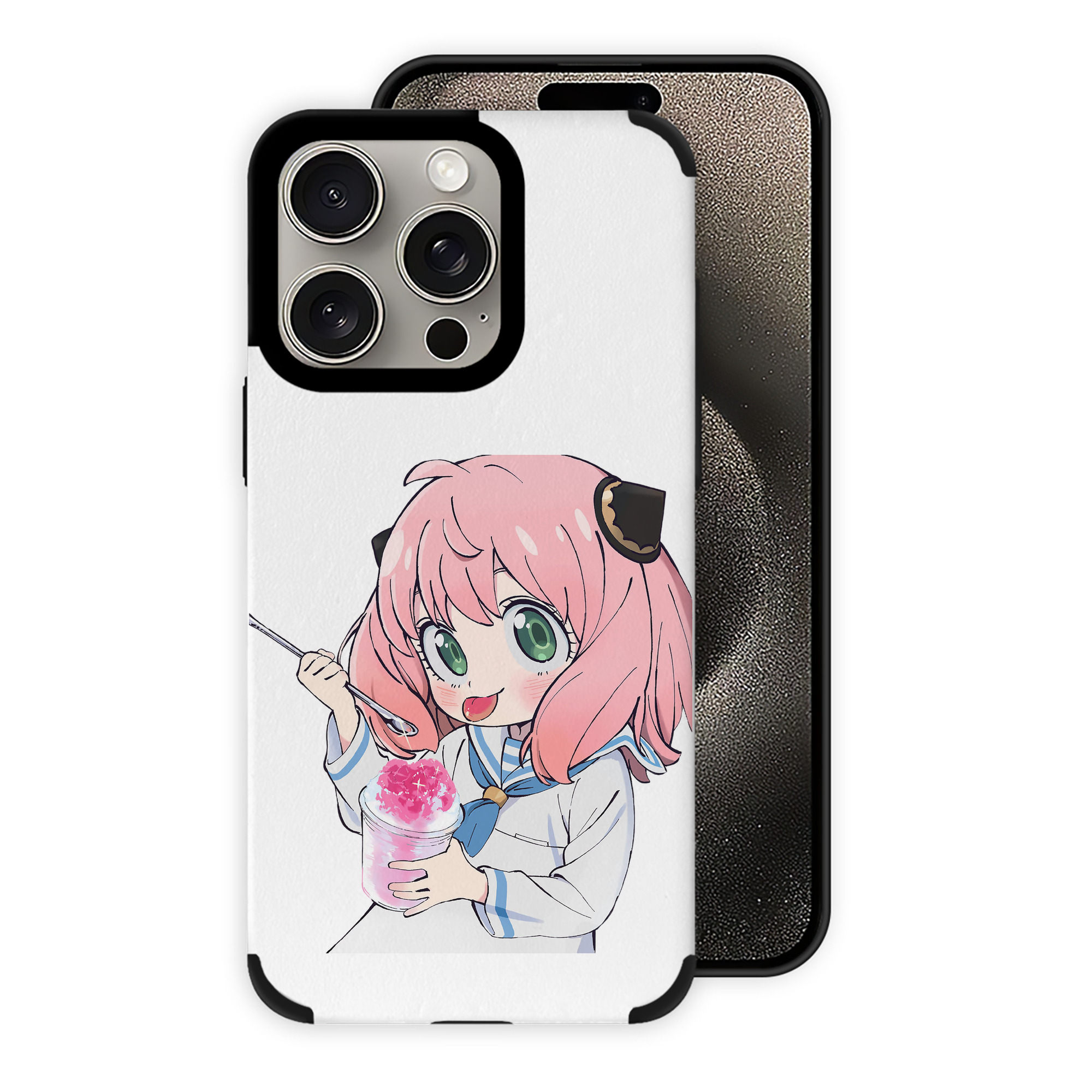 （画像用） SPY×FAMILY间谍家家酒 【iPhone15ProMax対応】 PUレザー スマホケース 耐衝撃＆黄変防止