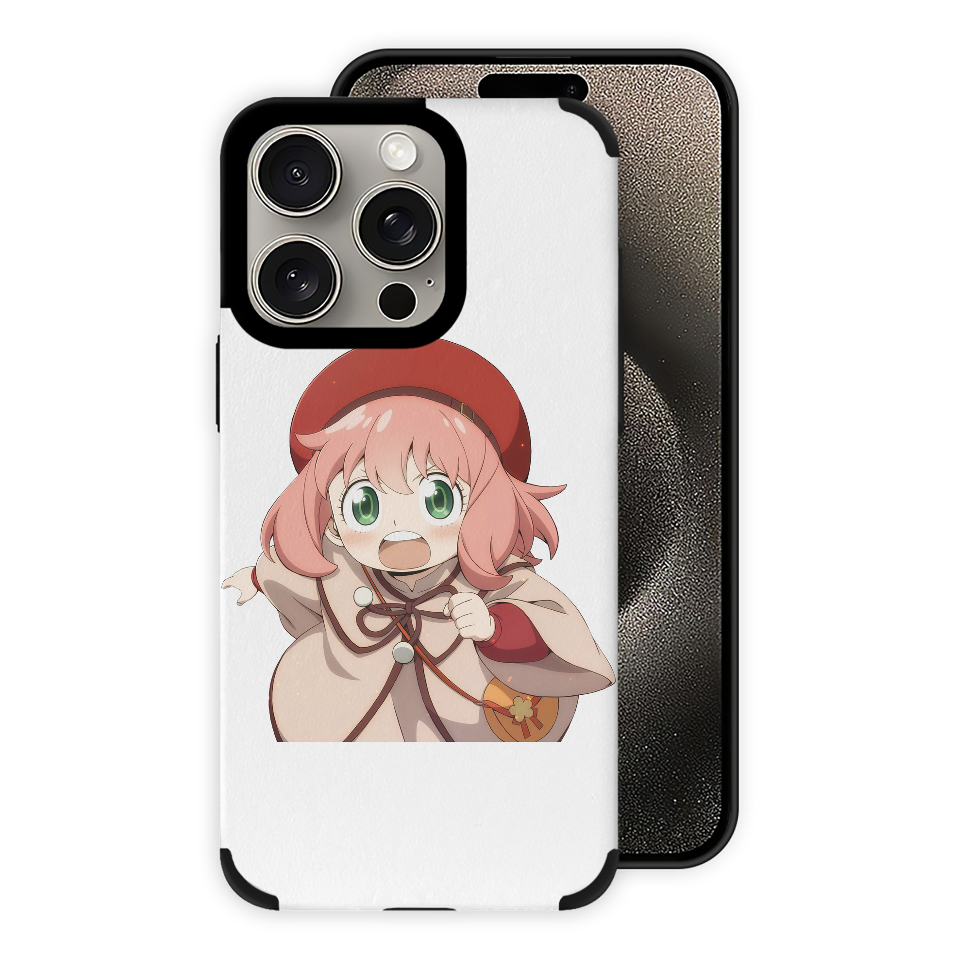 （画像用） SPY×FAMILY间谍家家酒 【iPhone15ProMax対応】 PUレザー スマホケース 耐衝撃＆黄変防止