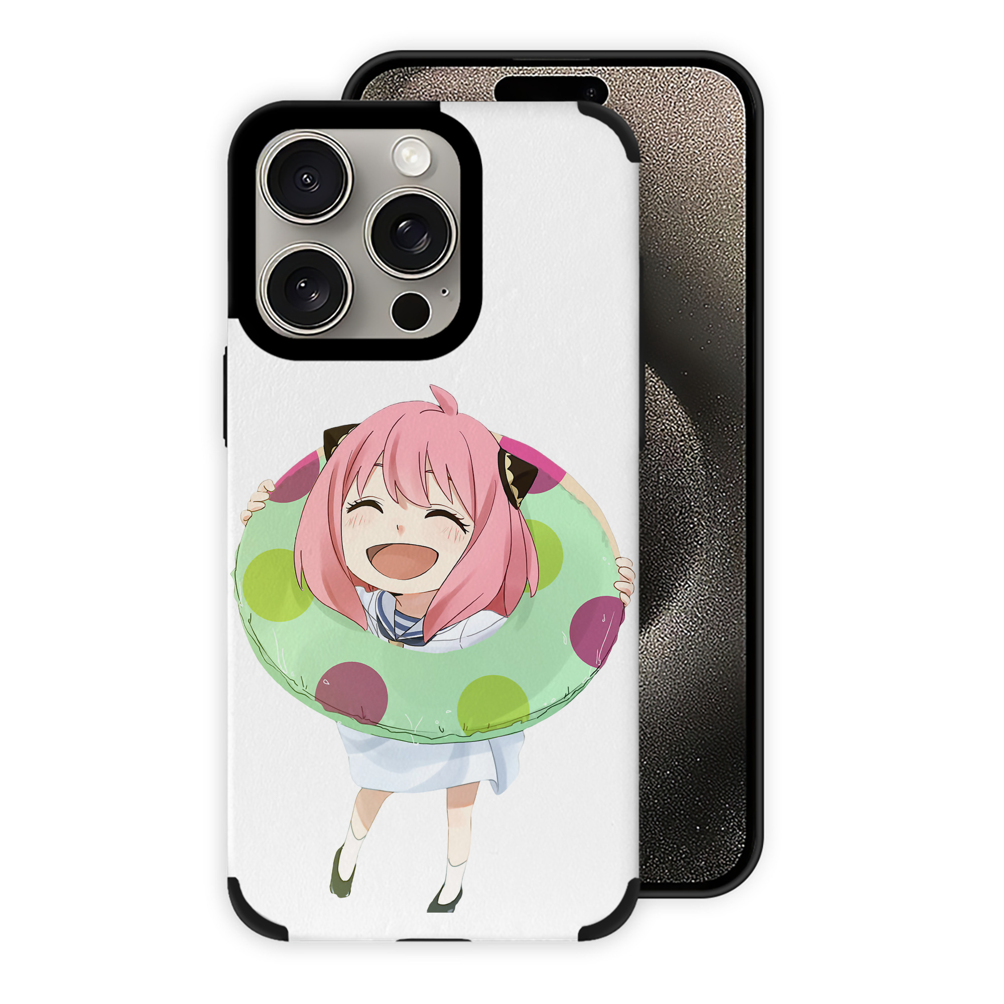 （画像用） SPY×FAMILY间谍家家酒 【iPhone15ProMax対応】 PUレザー スマホケース 耐衝撃＆黄変防止