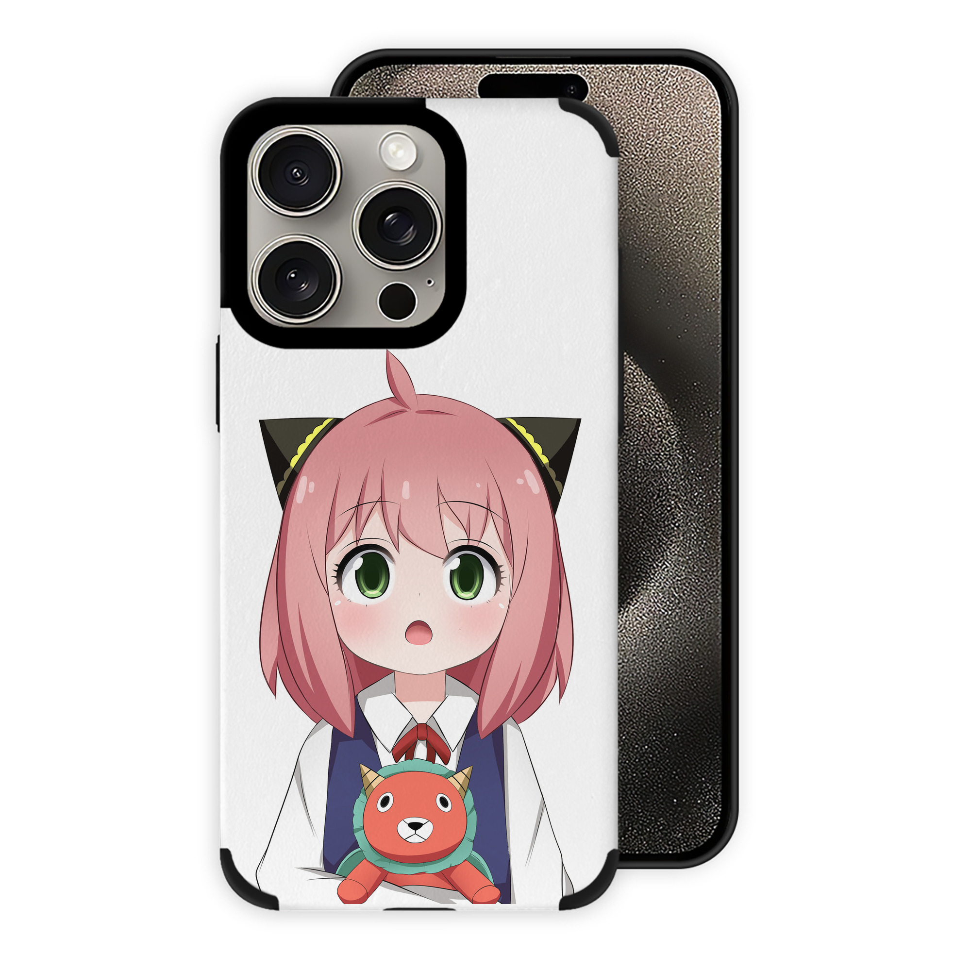 （画像用） SPY×FAMILY间谍家家酒 【iPhone15ProMax対応】 PUレザー スマホケース 耐衝撃＆黄変防止