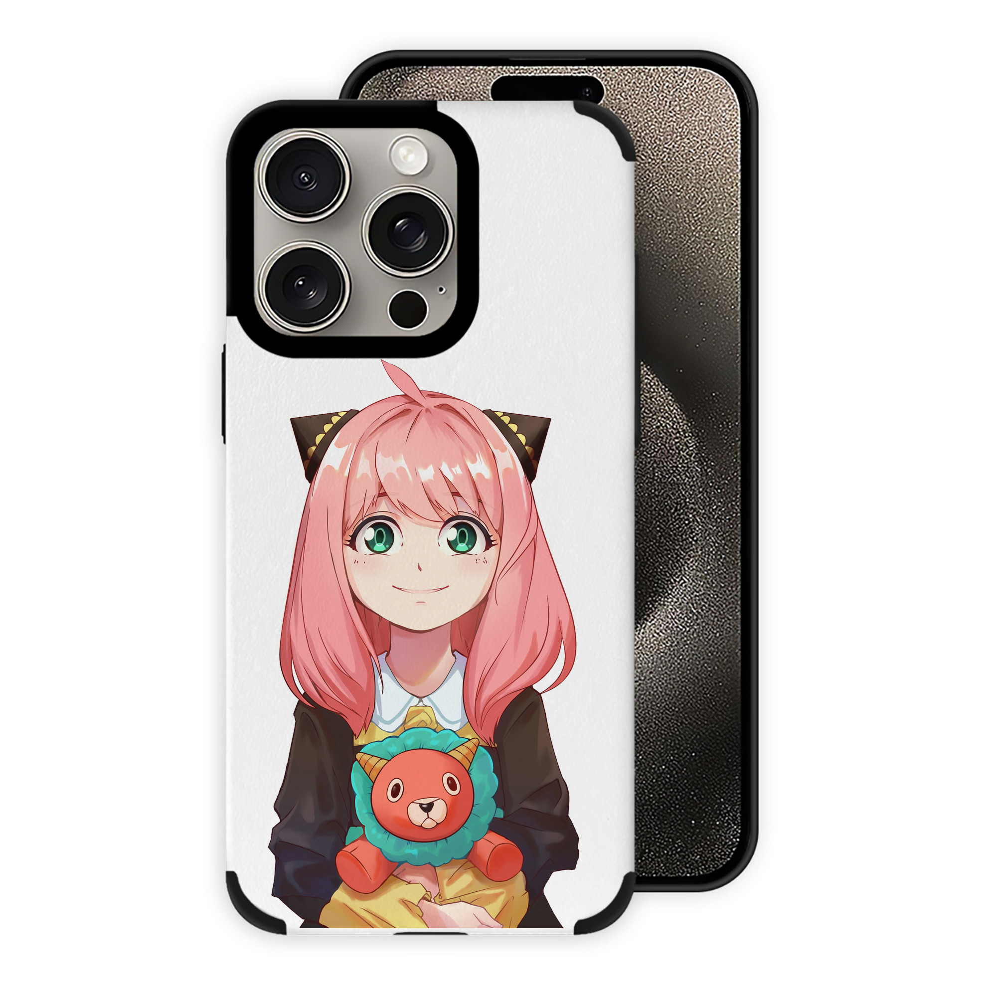 （画像用） SPY×FAMILY间谍家家酒 【iPhone15ProMax対応】 PUレザー スマホケース 耐衝撃＆黄変防止