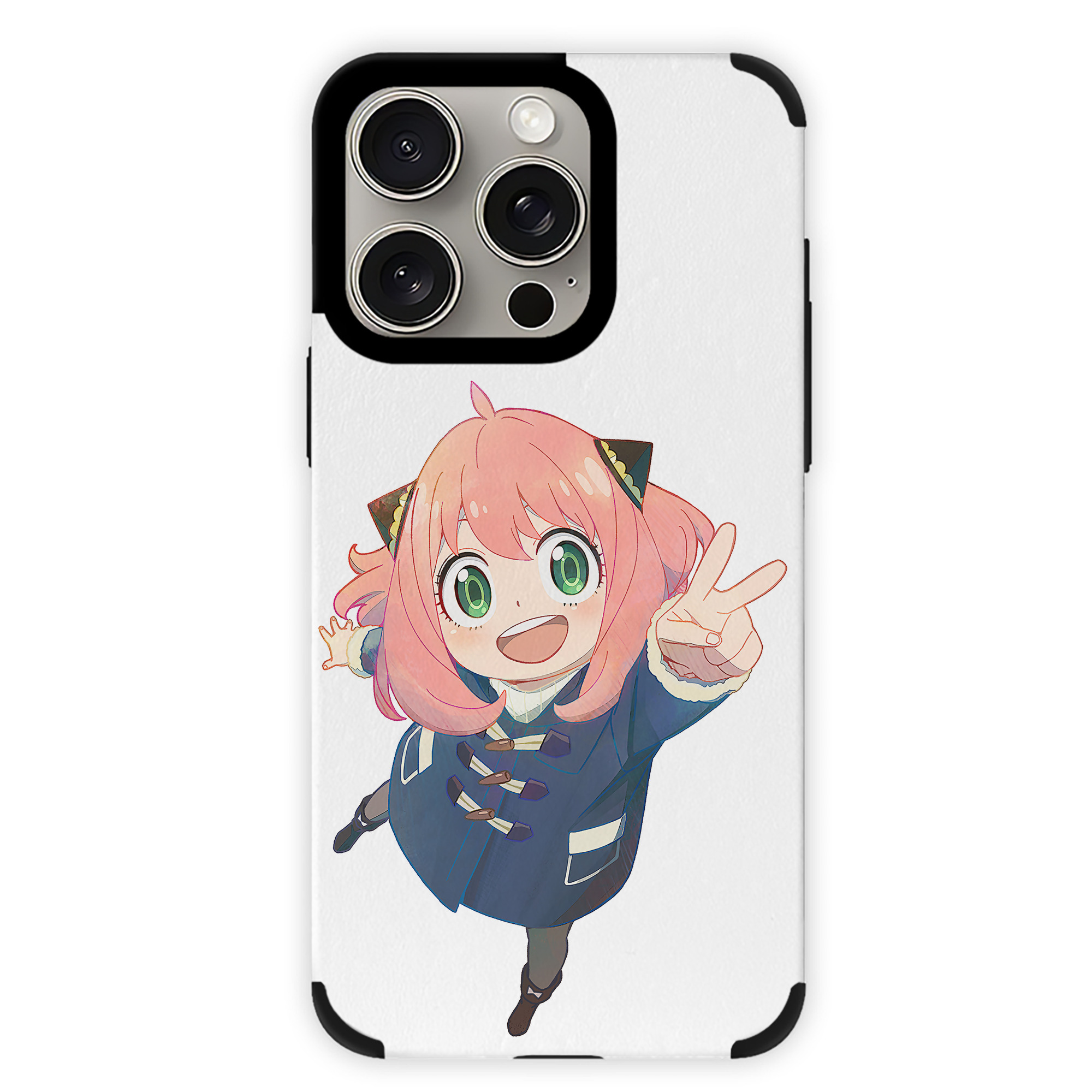 （画像用） SPY×FAMILY间谍家家酒 【iPhone15ProMax対応】 PUレザー スマホケース 耐衝撃＆黄変防止