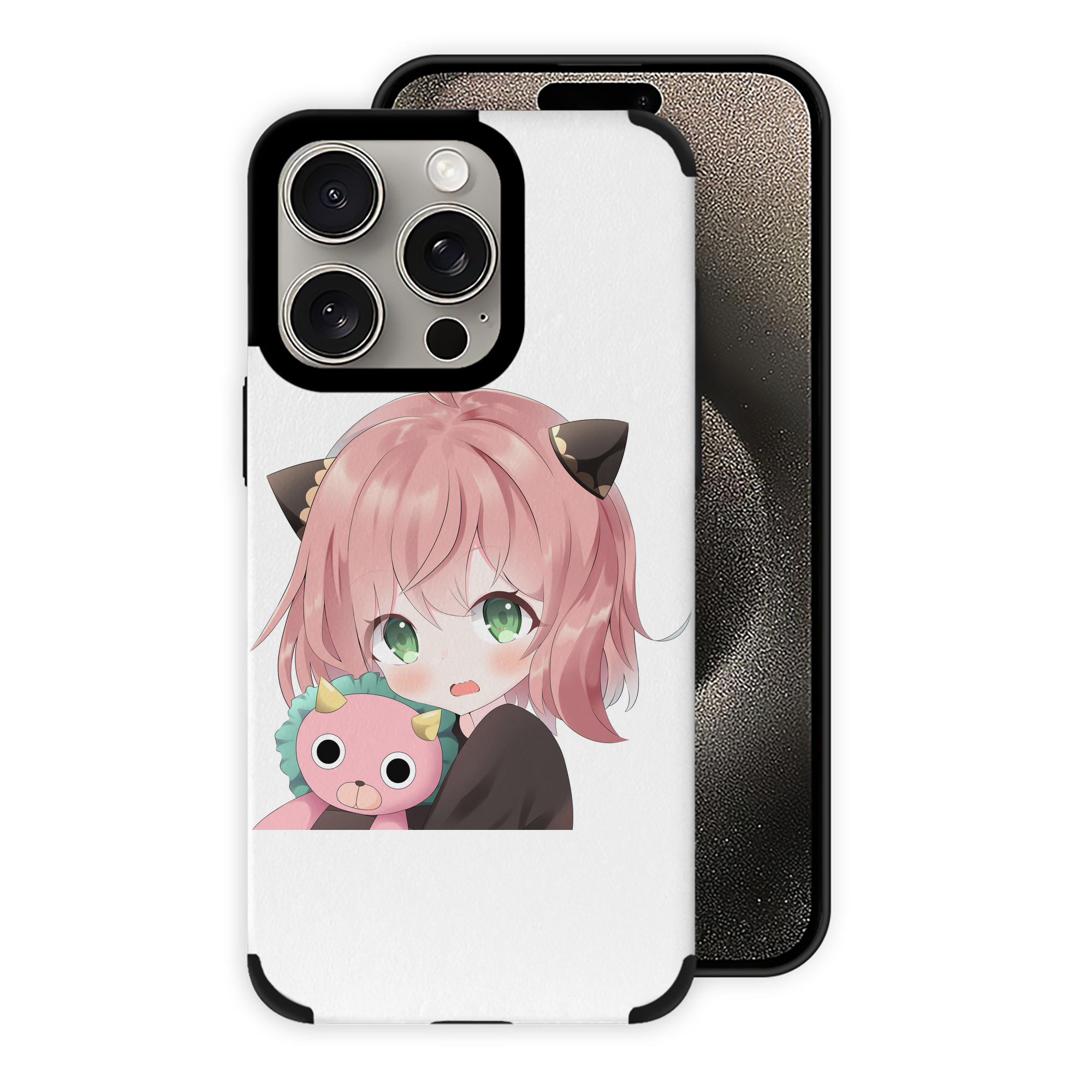 （画像用） SPY×FAMILY间谍家家酒 【iPhone15ProMax対応】 PUレザー スマホケース 耐衝撃＆黄変防止