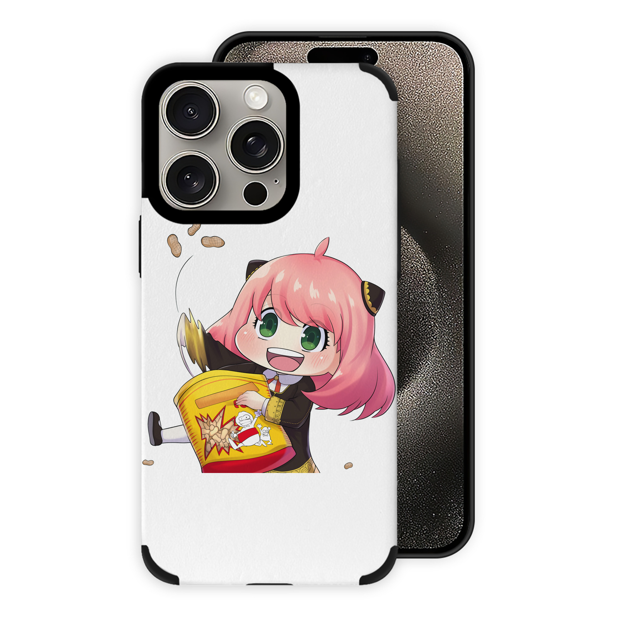 （画像用） SPY×FAMILY间谍家家酒 【iPhone15ProMax対応】 PUレザー スマホケース 耐衝撃＆黄変防止