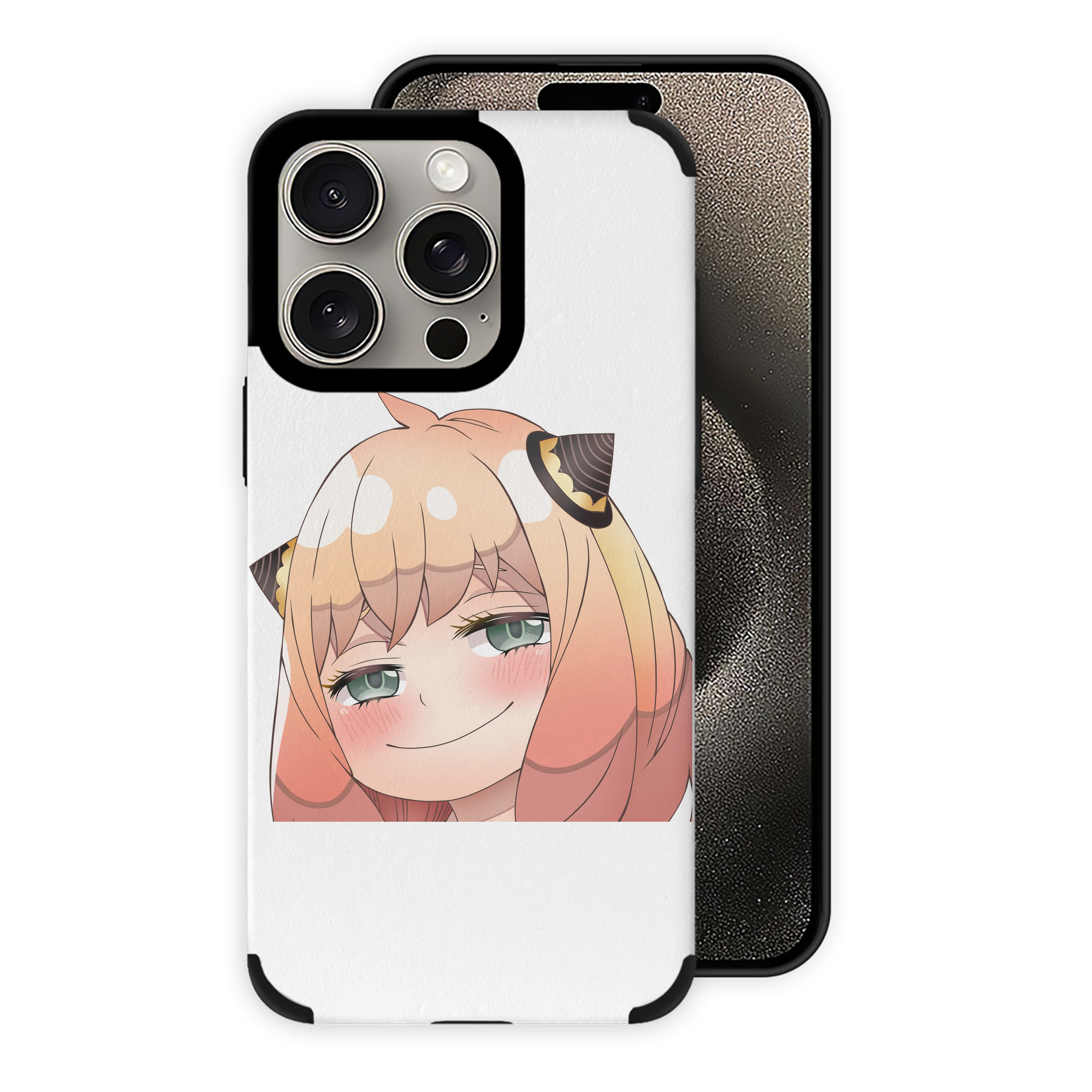 （画像用） SPY×FAMILY间谍家家酒 【iPhone15ProMax対応】 PUレザー スマホケース 耐衝撃＆黄変防止