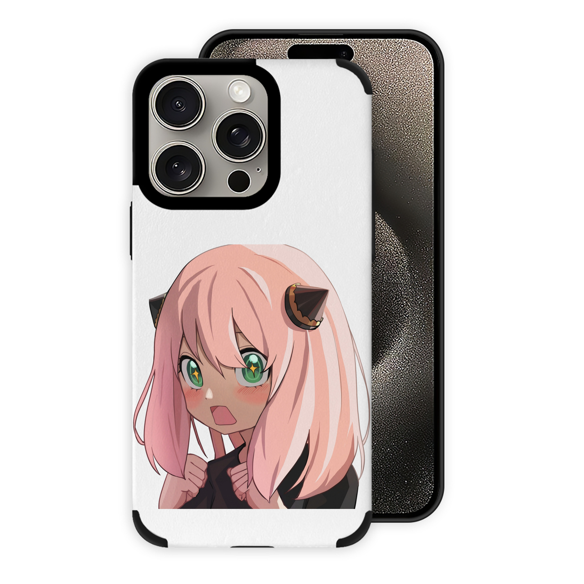 （画像用） SPY×FAMILY间谍家家酒 【iPhone15ProMax対応】 PUレザー スマホケース 耐衝撃＆黄変防止